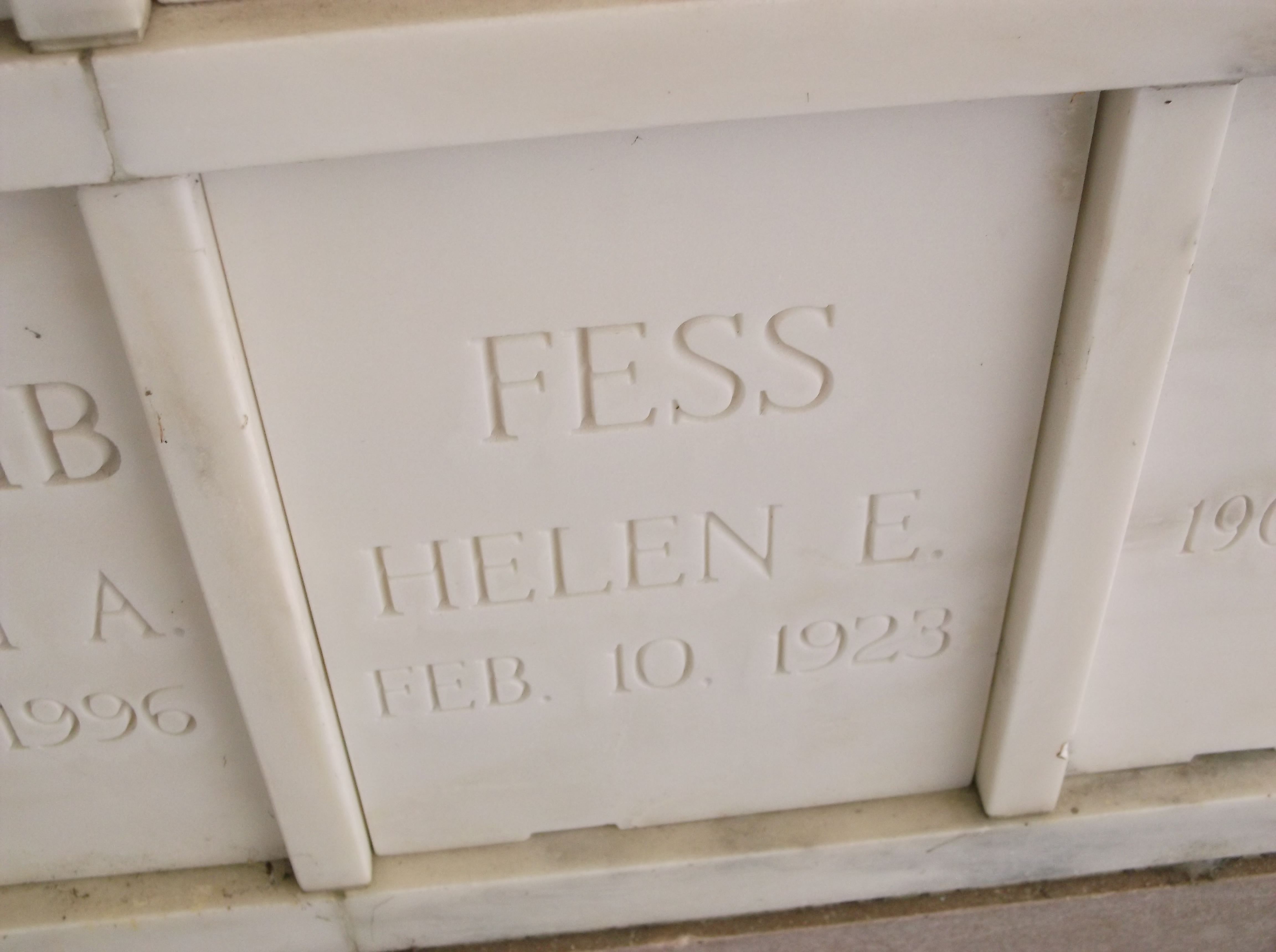 Helen E Fess