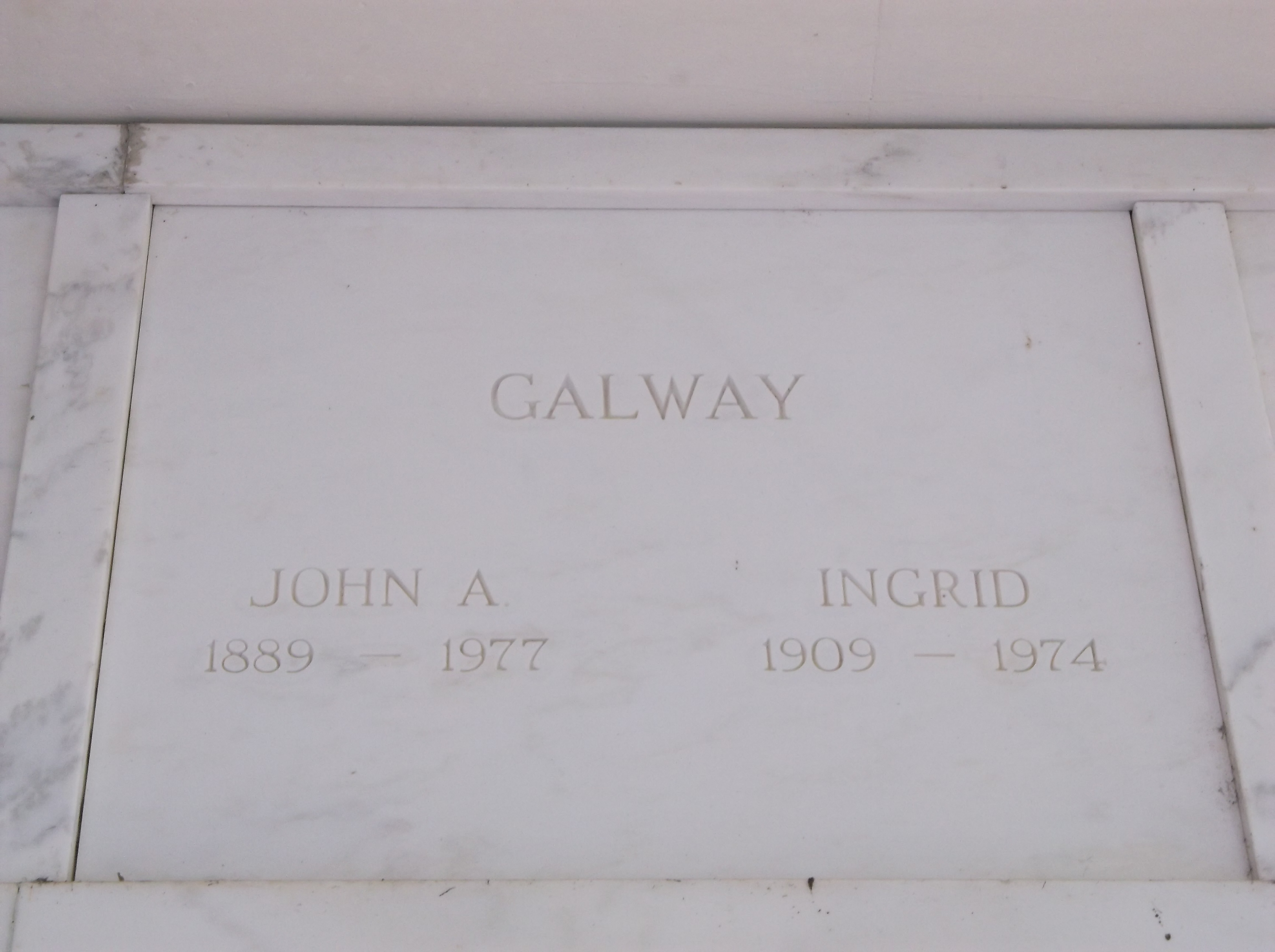 John A Galway