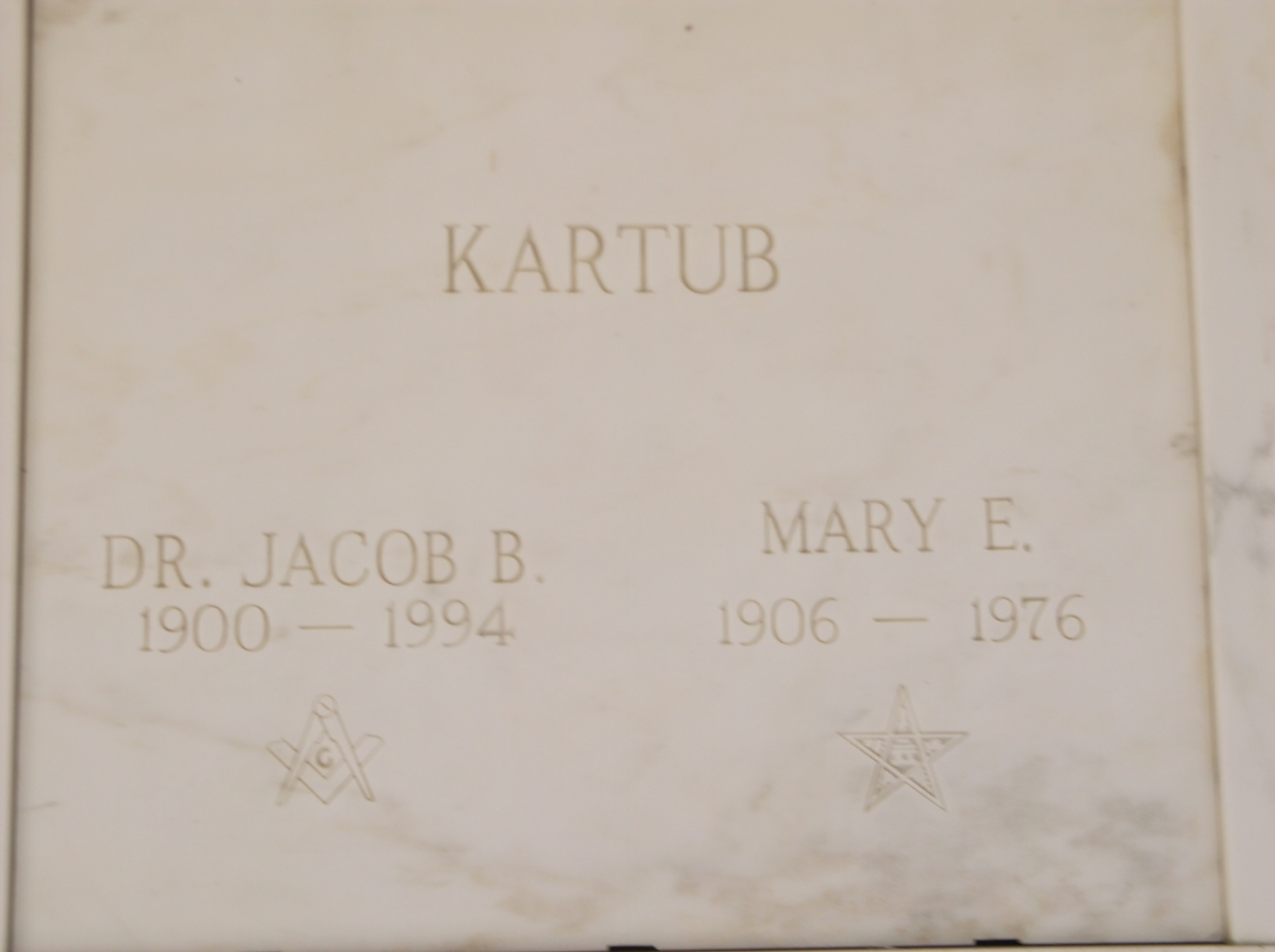 Dr Jacob B Kartub