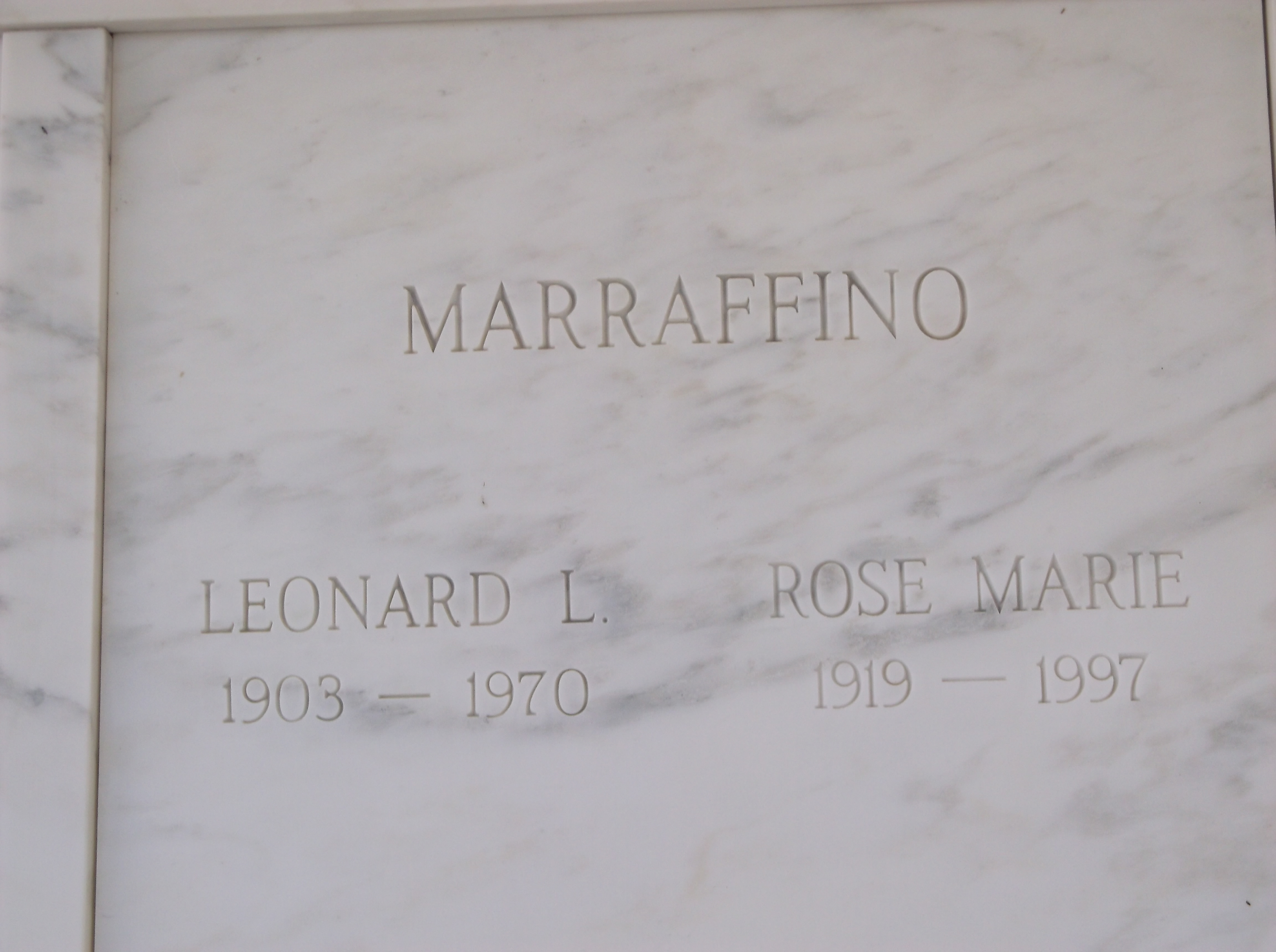 Leonard L Marraffino
