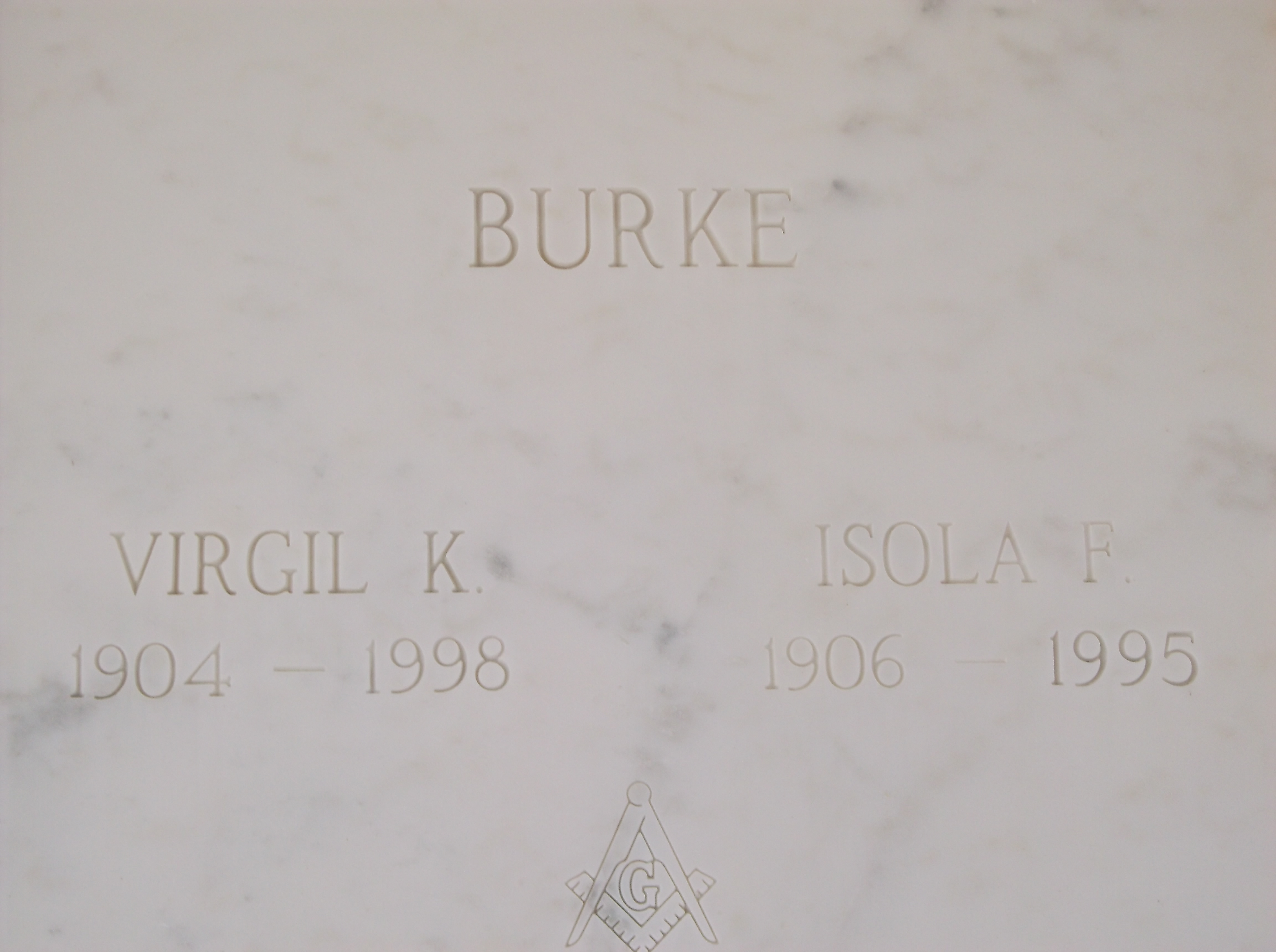 Virgil K Burke