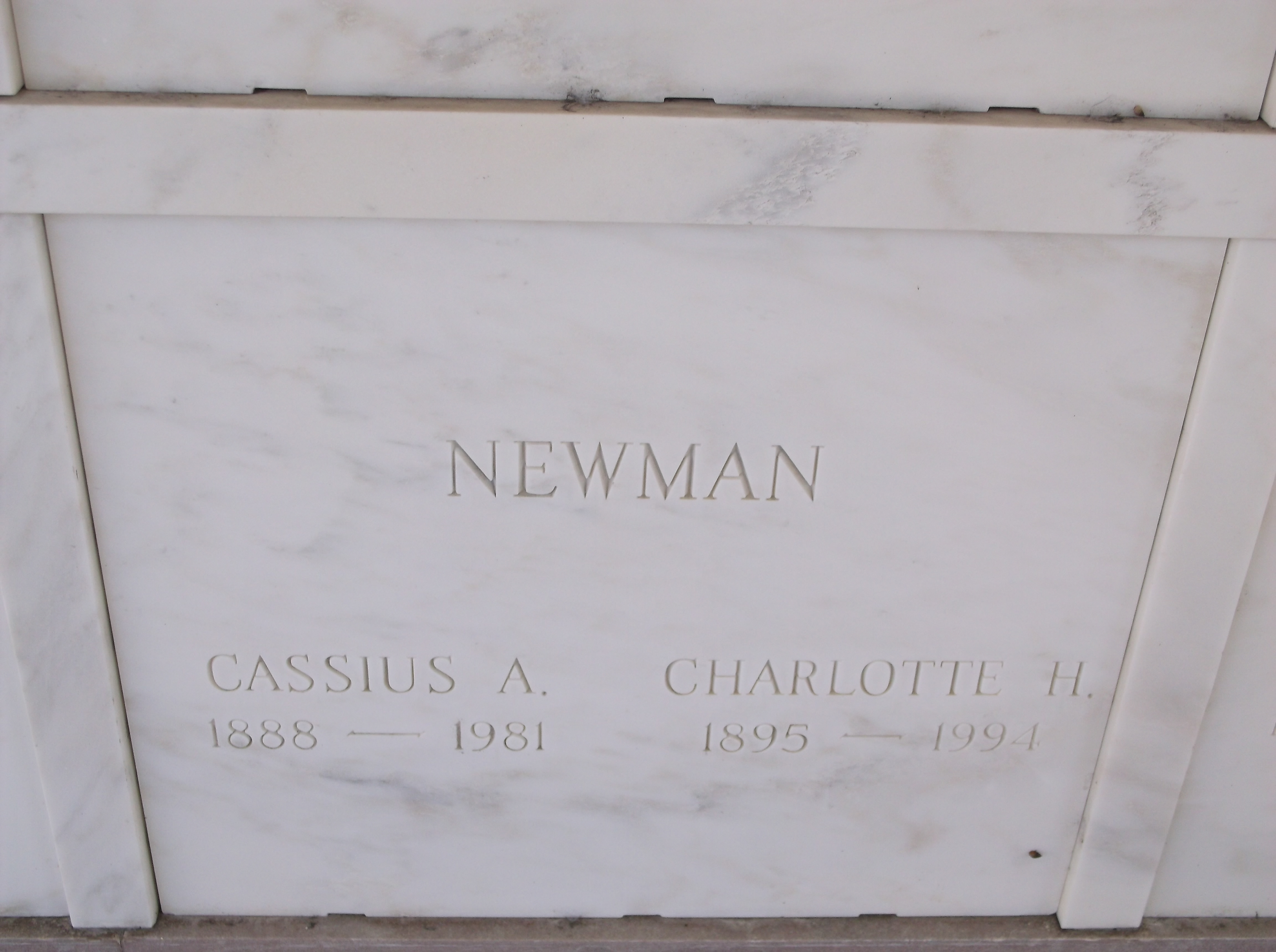 Cassius A Newman