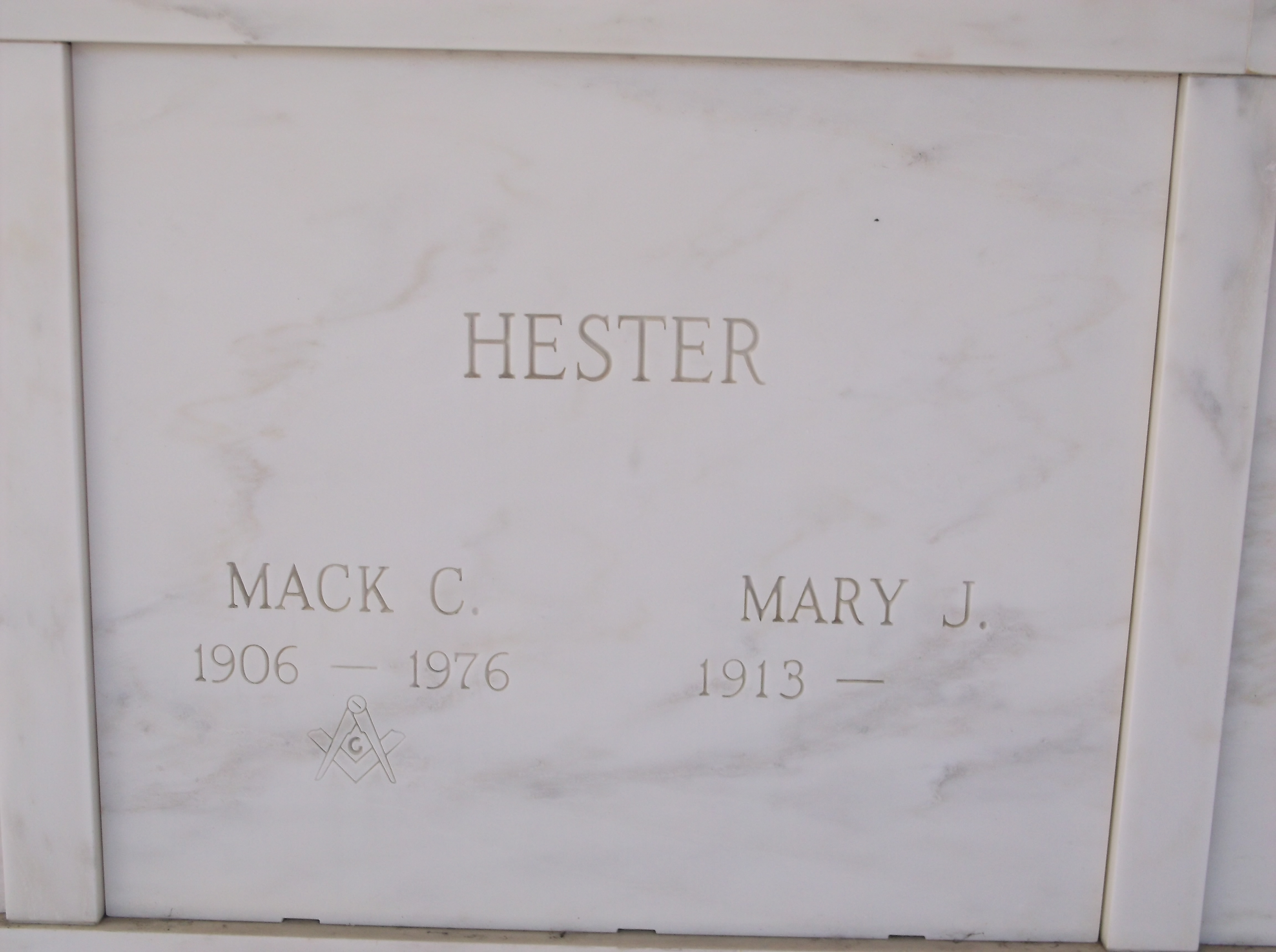 Mary J Hester