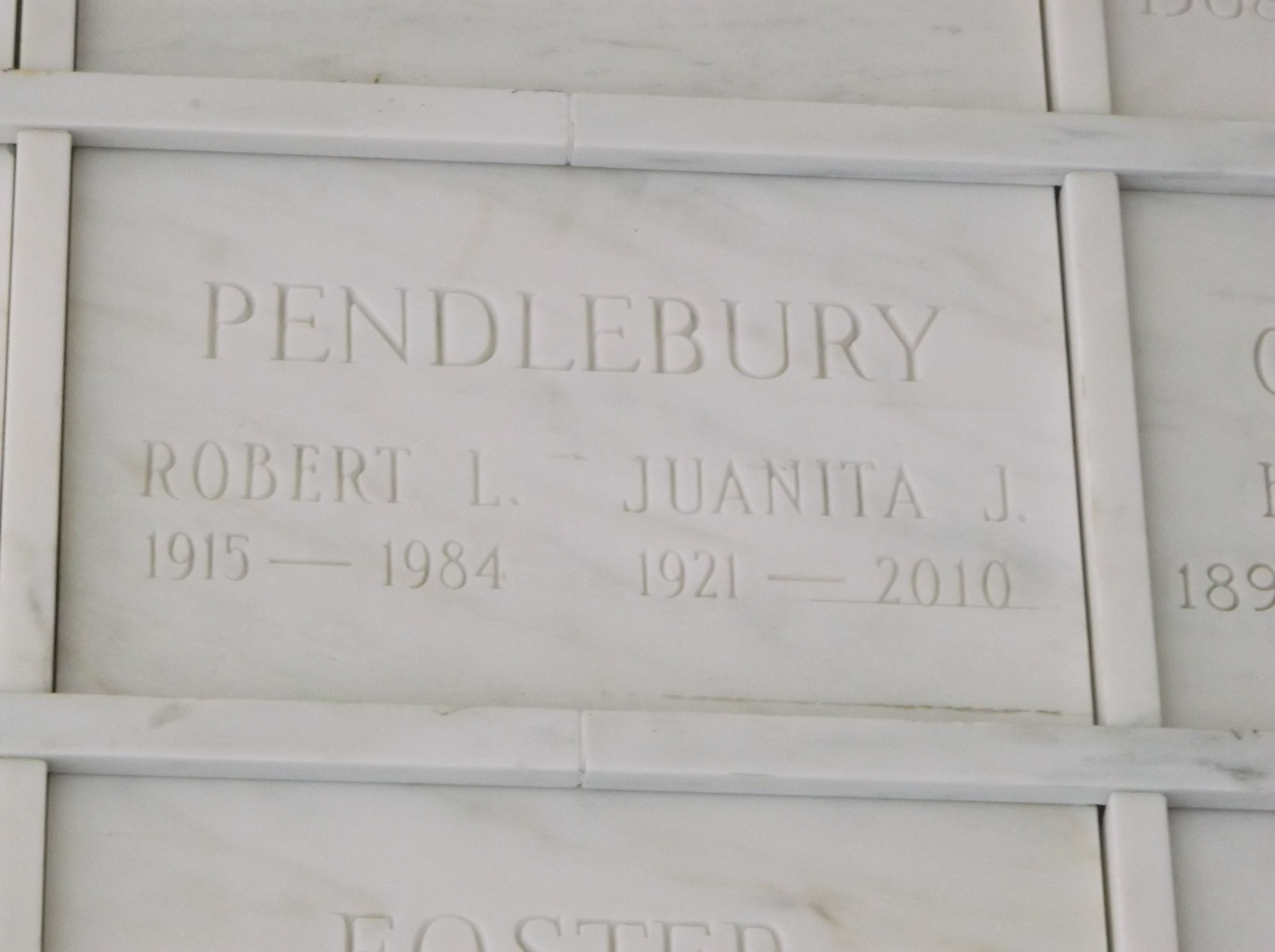 Juanita J Pendlebury