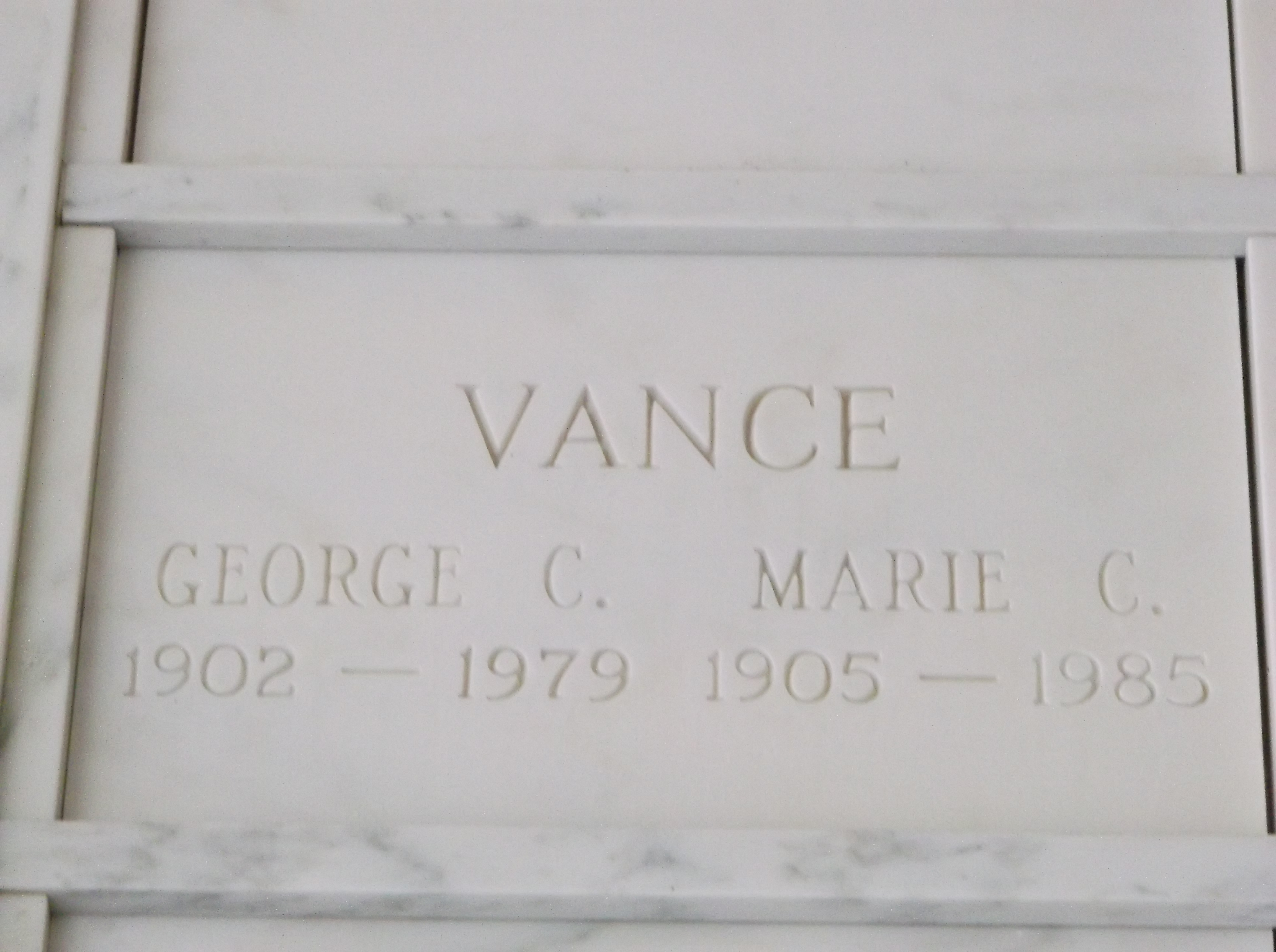 George C Vance