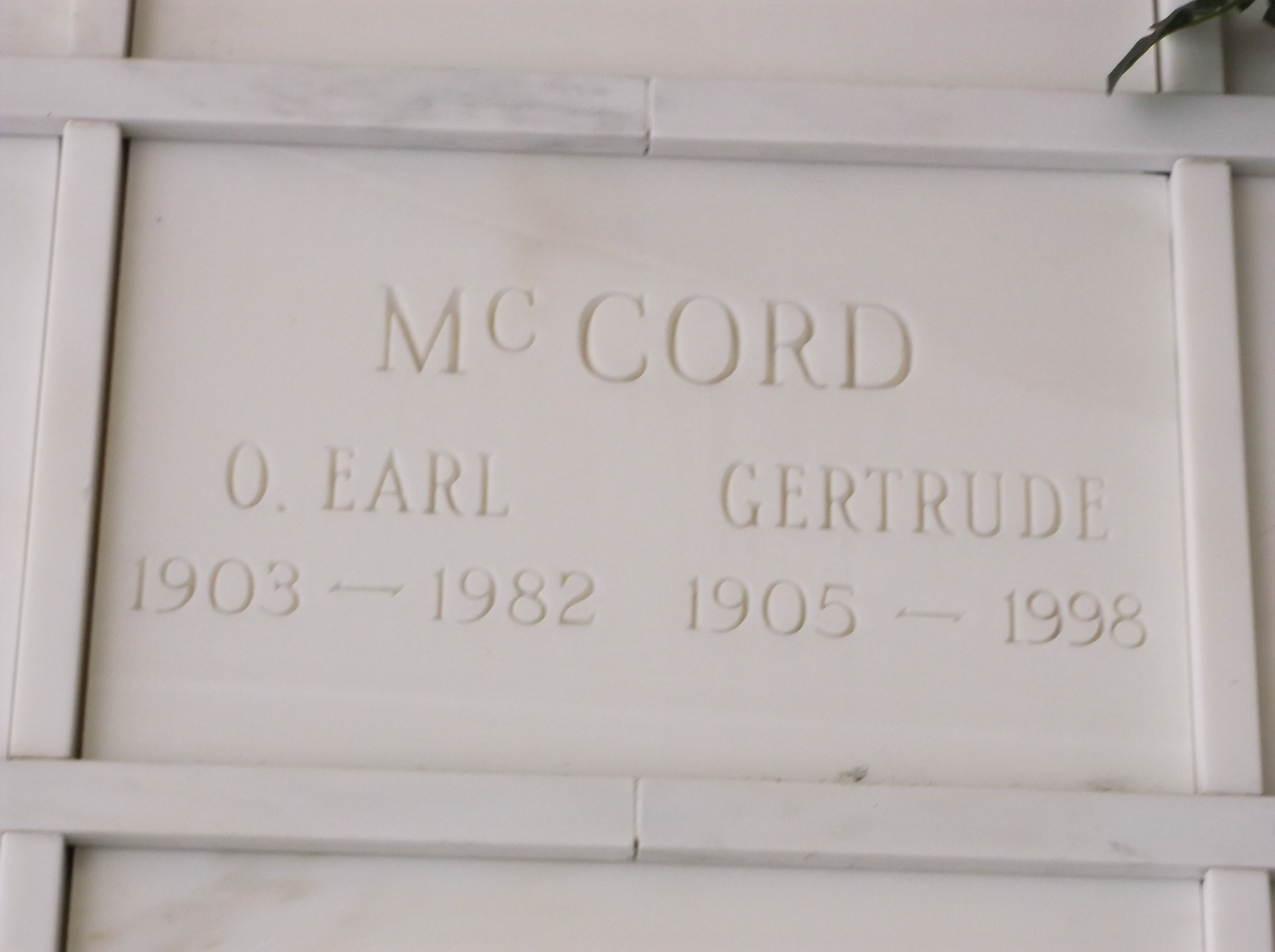 Gertrude McCord