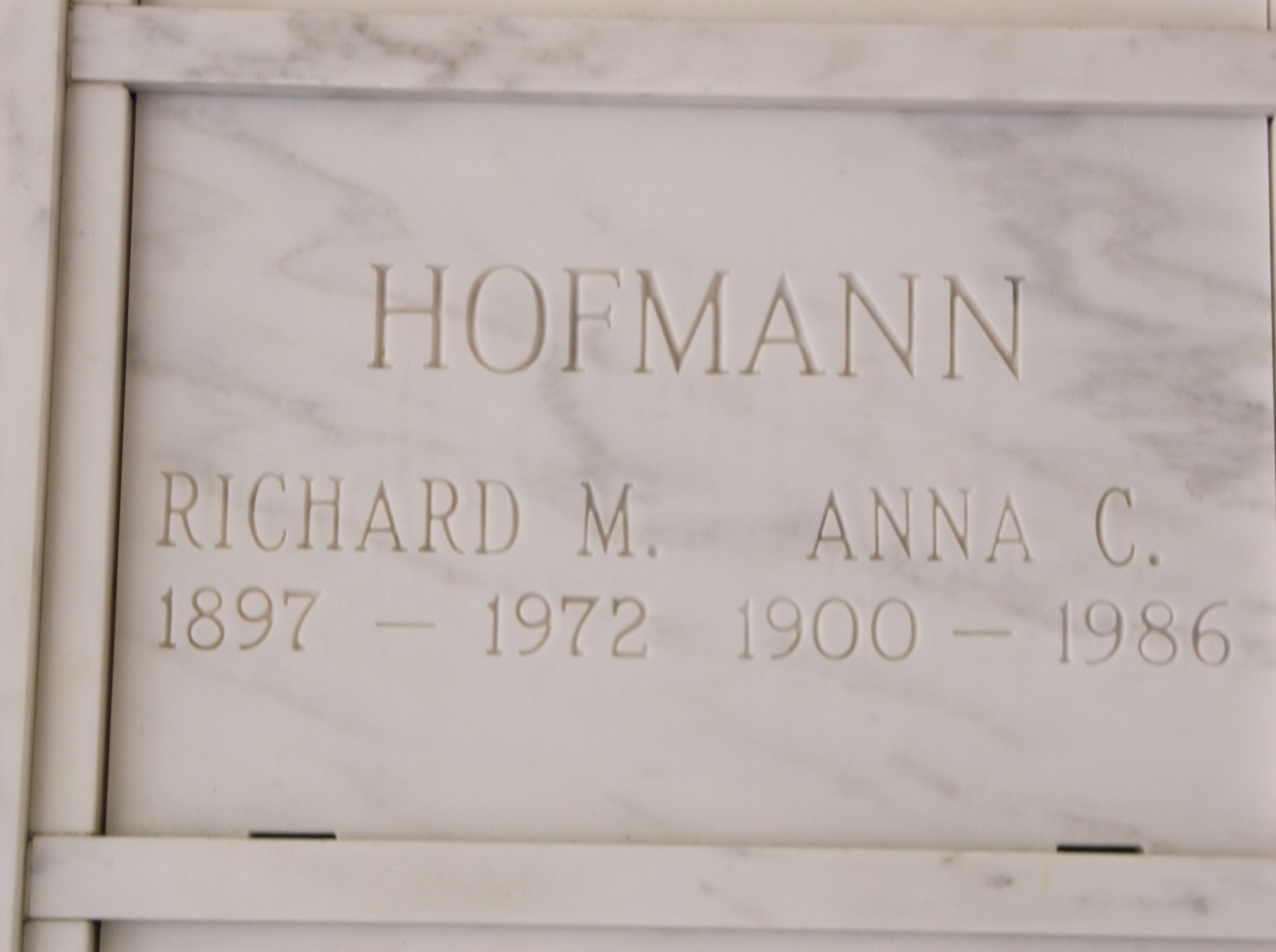 Anna C Hofmann