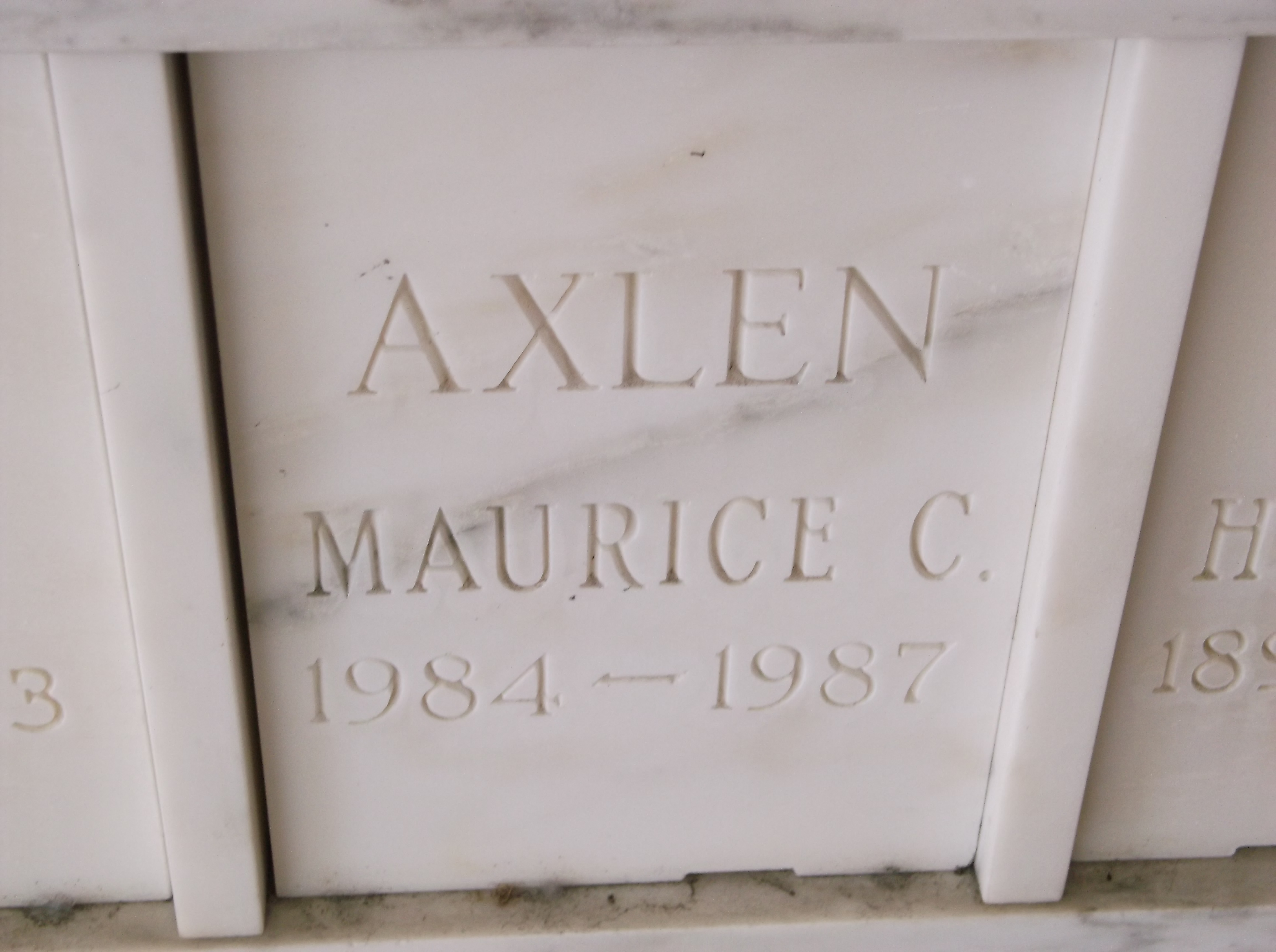 Maurice C Axlen