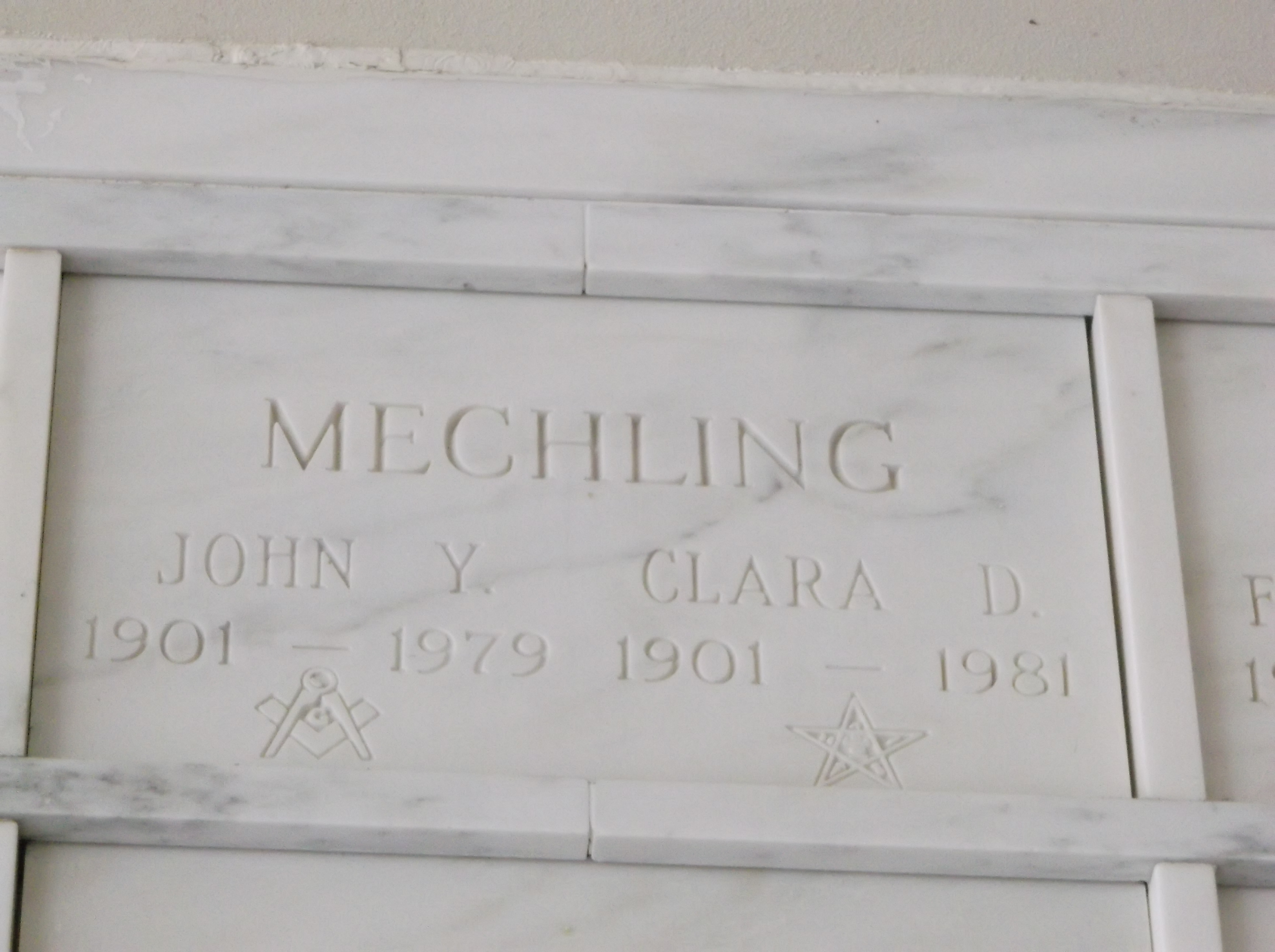 Clara D Mechling