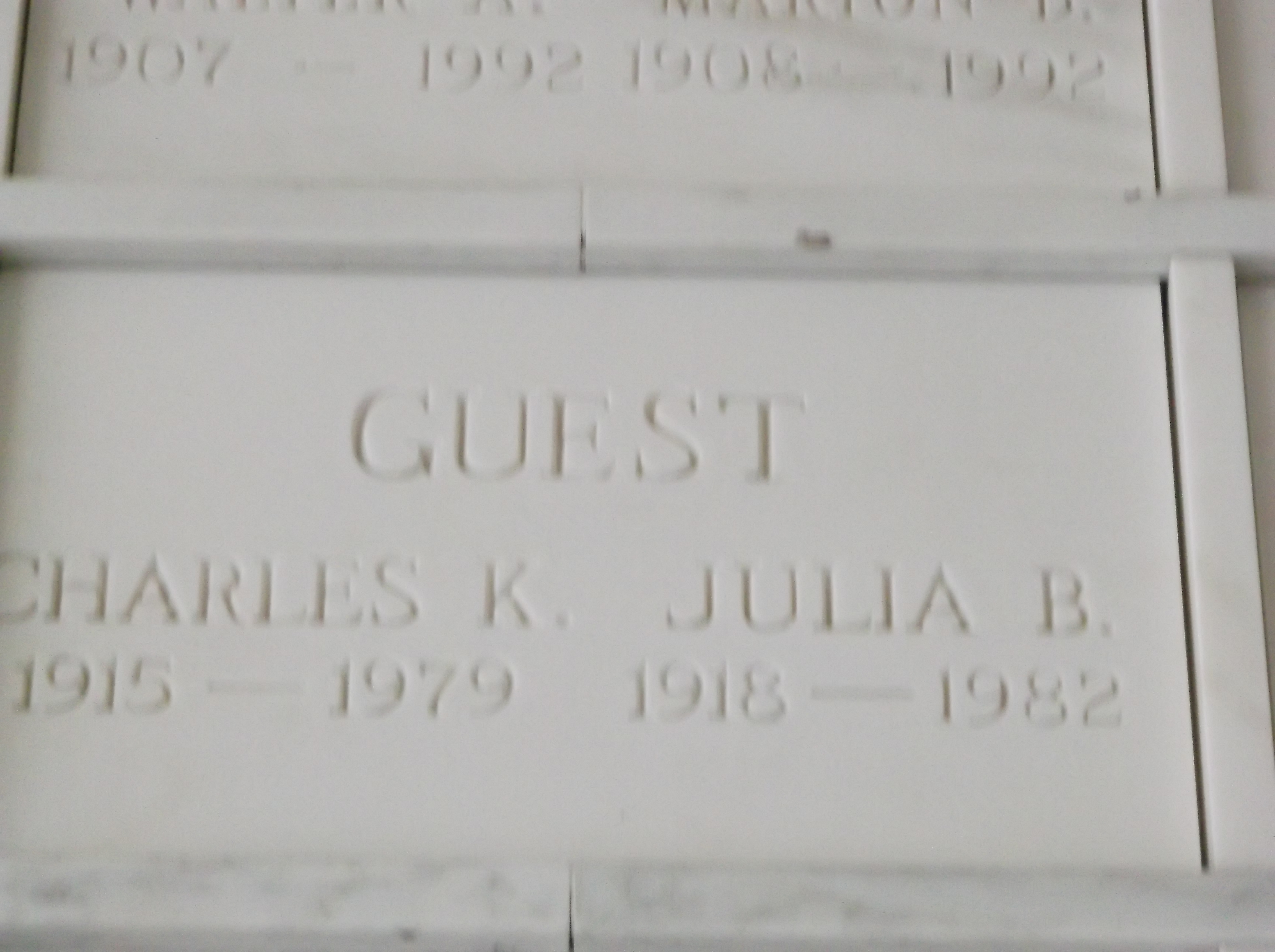 Julia B Guest