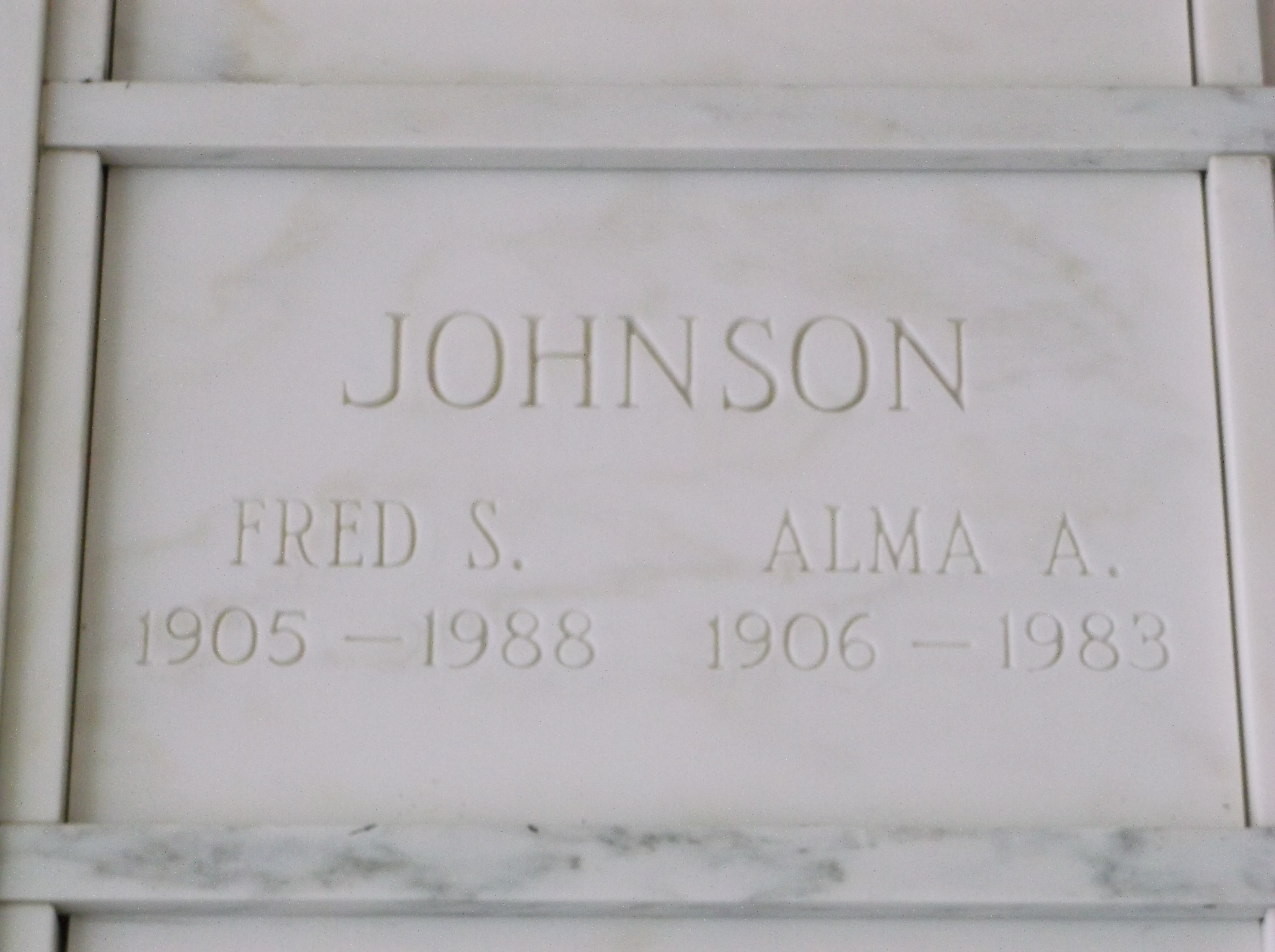 Alma A Johnson