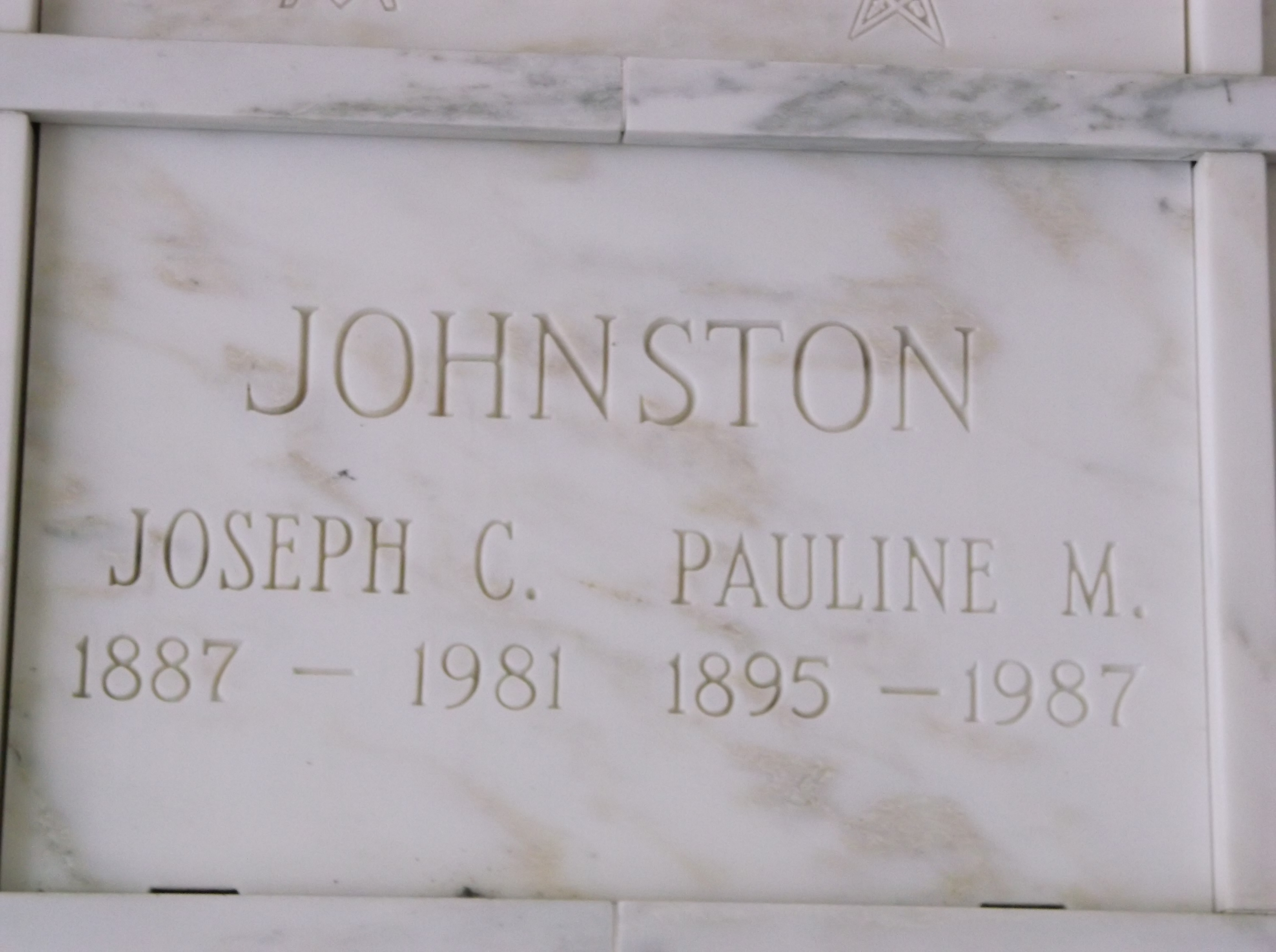 Joseph C Johnston