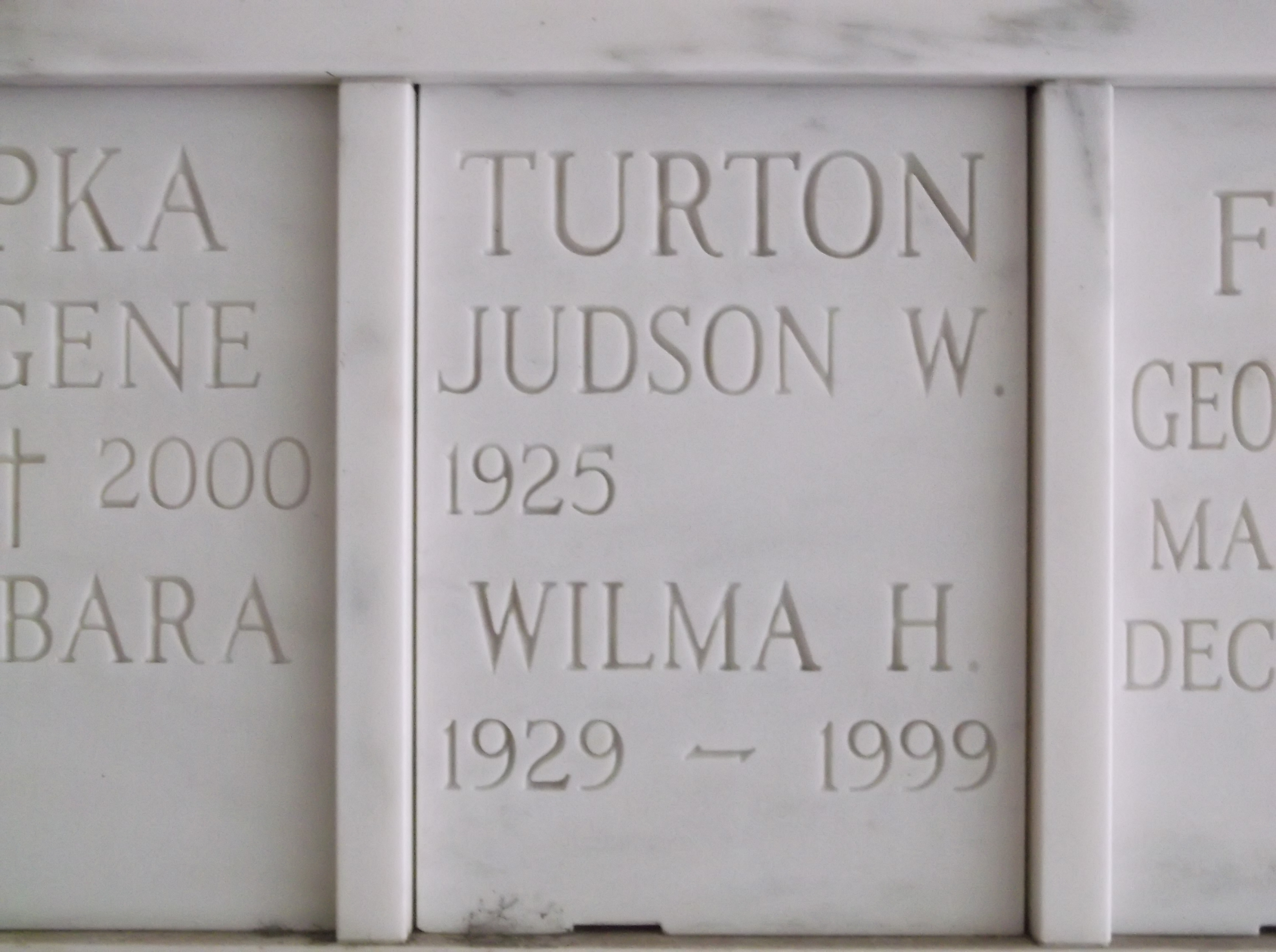 Judson W Turton