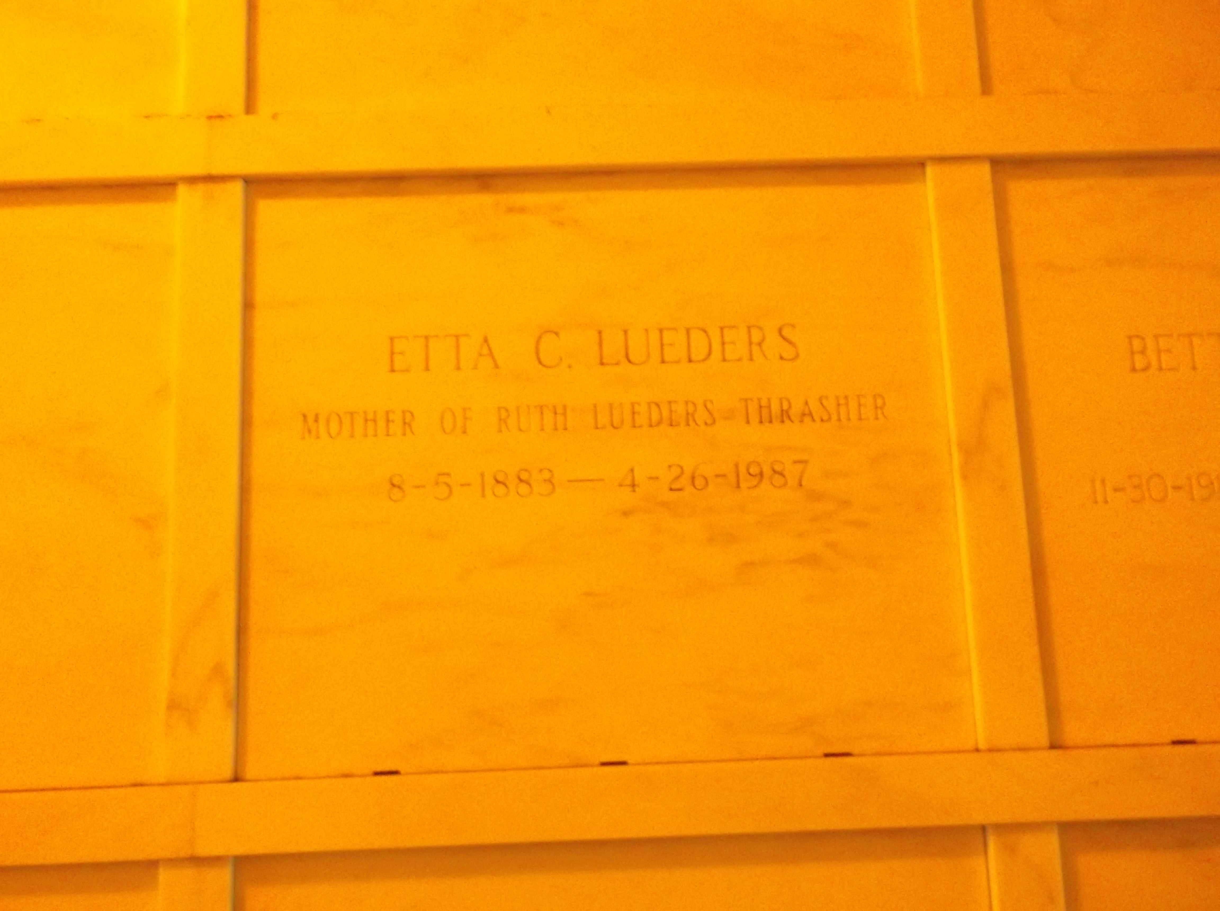 Etta C Lueders