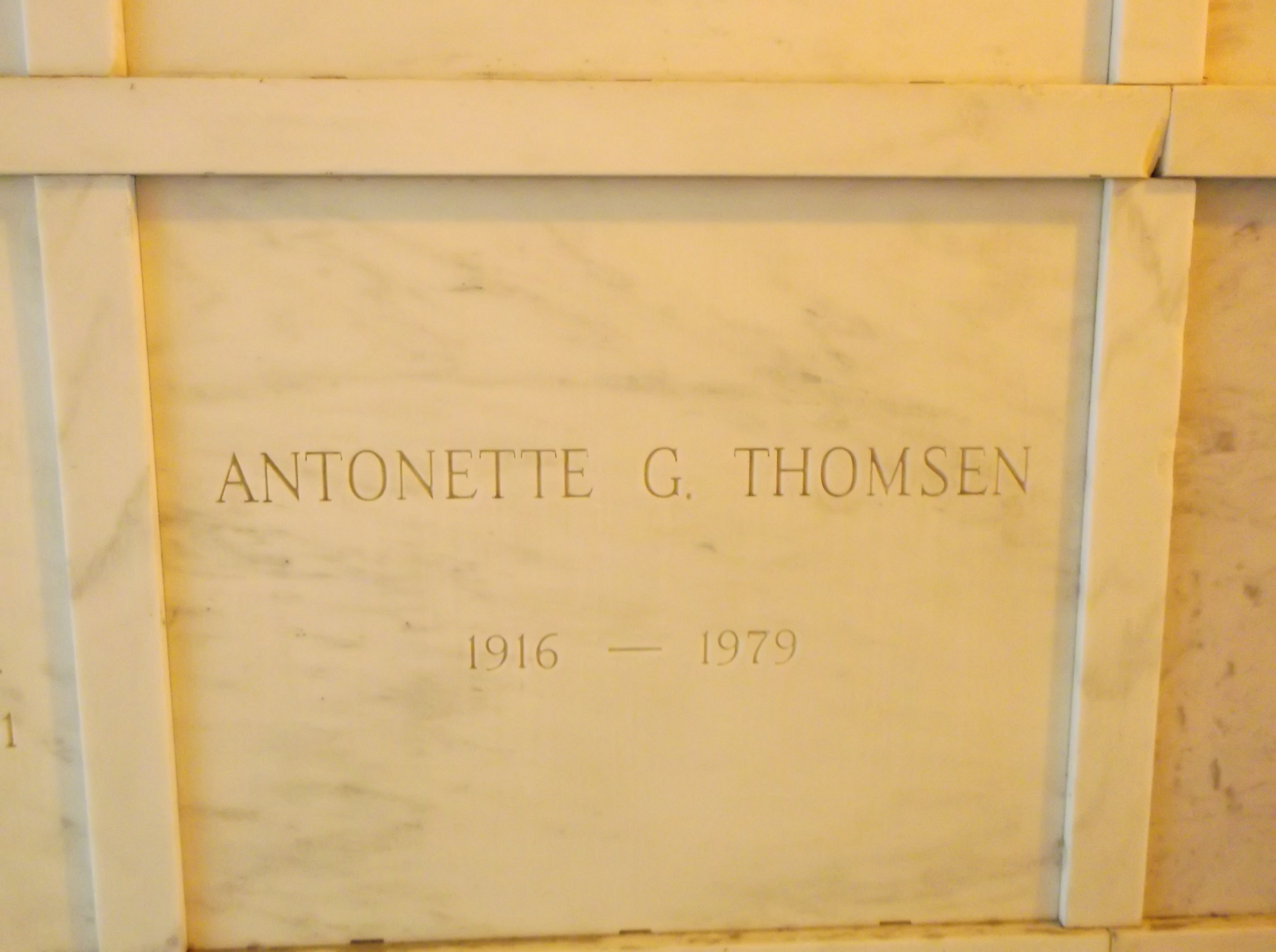 Antonette G Thomsen