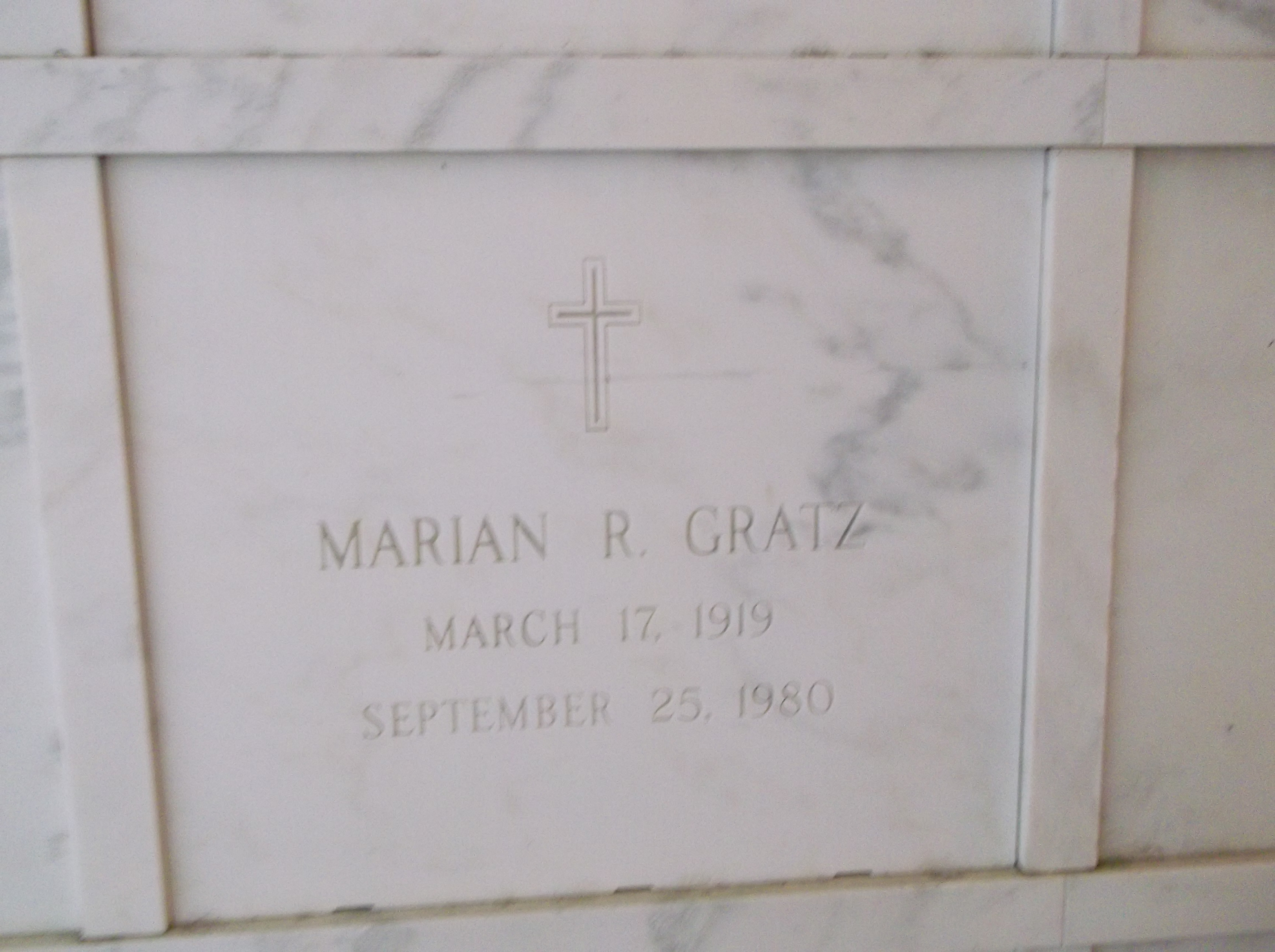 Marian R Gratz