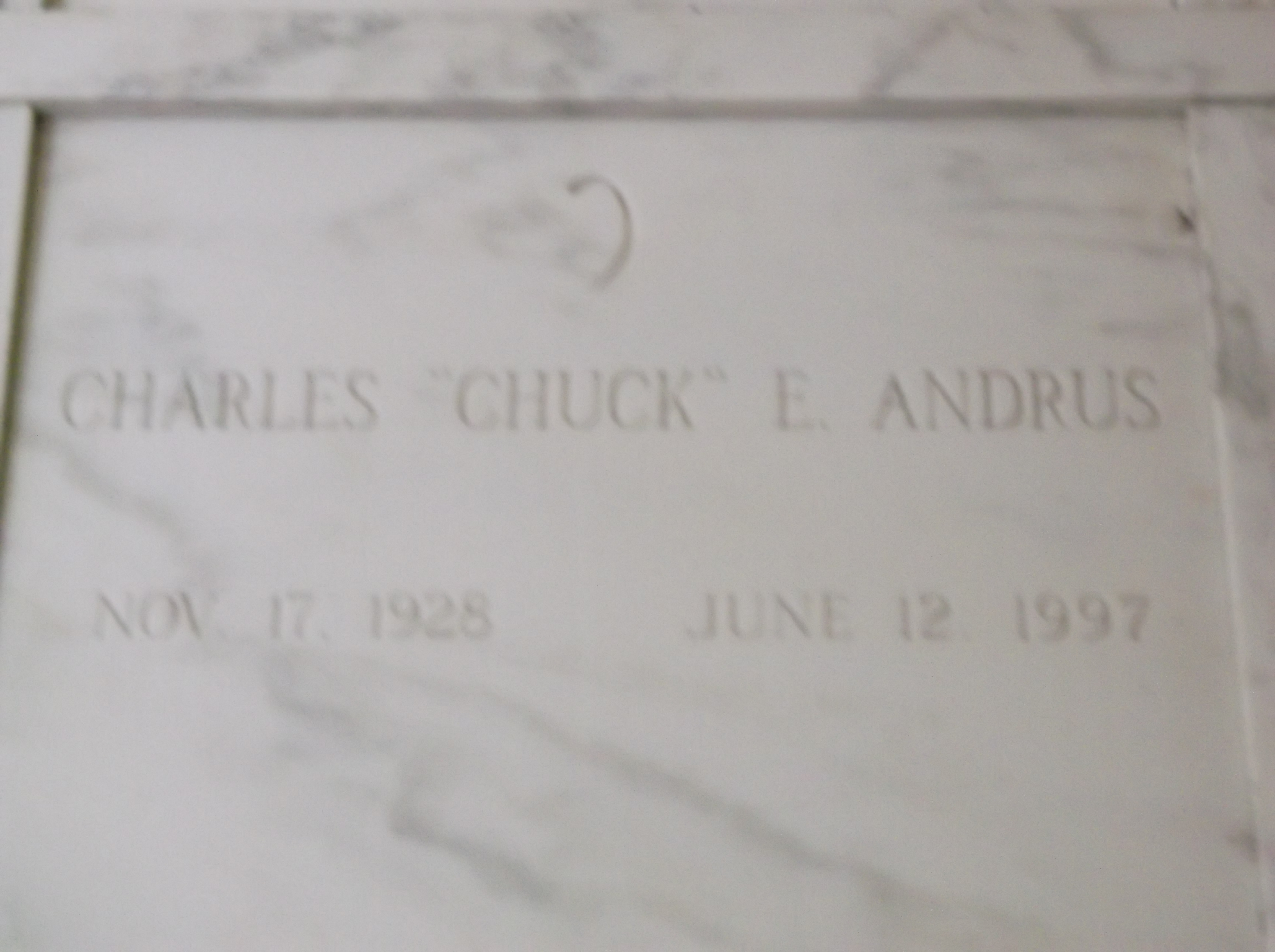 Charles E "Chuck" Andrus