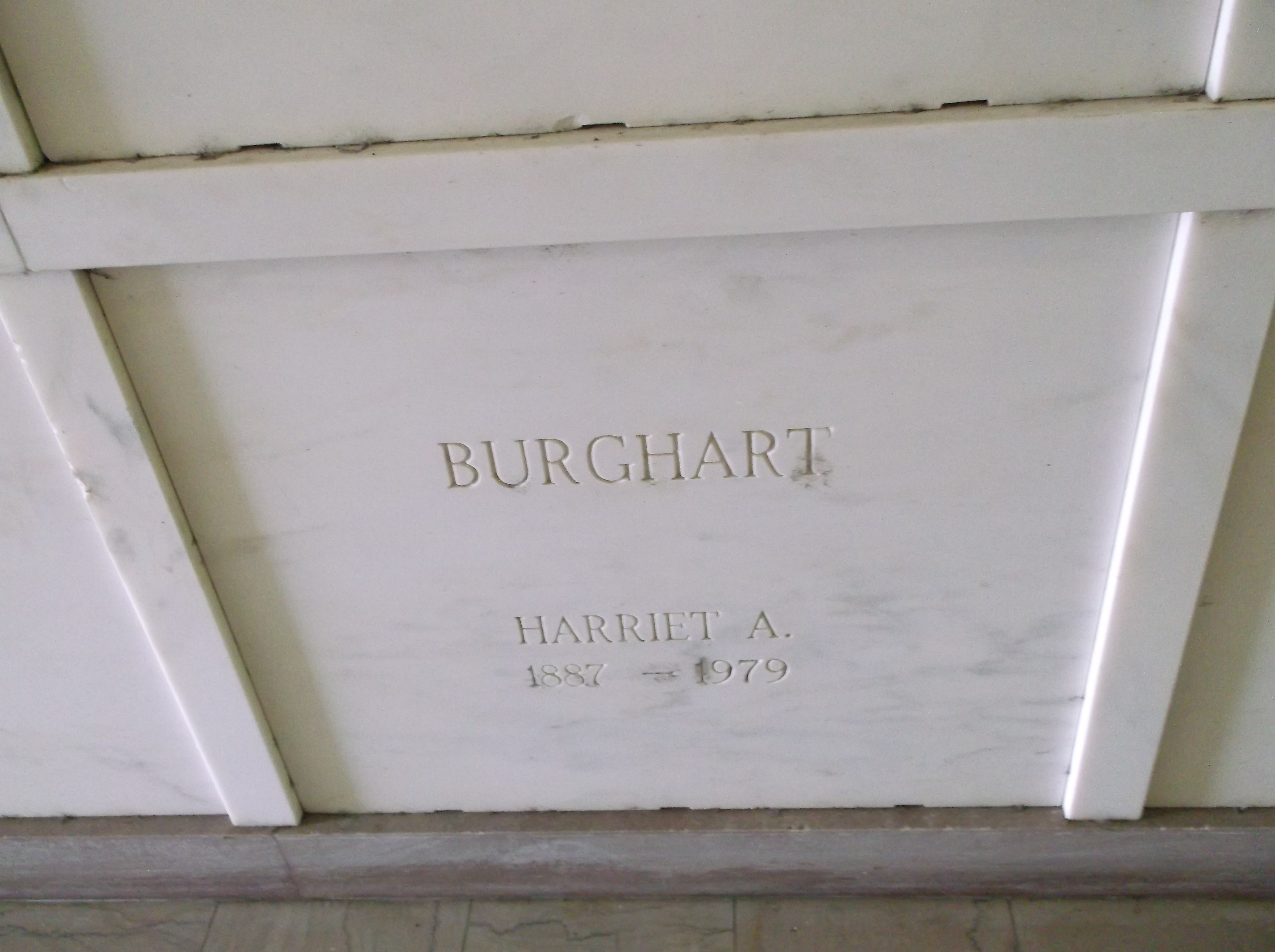 Harriet A Burghart