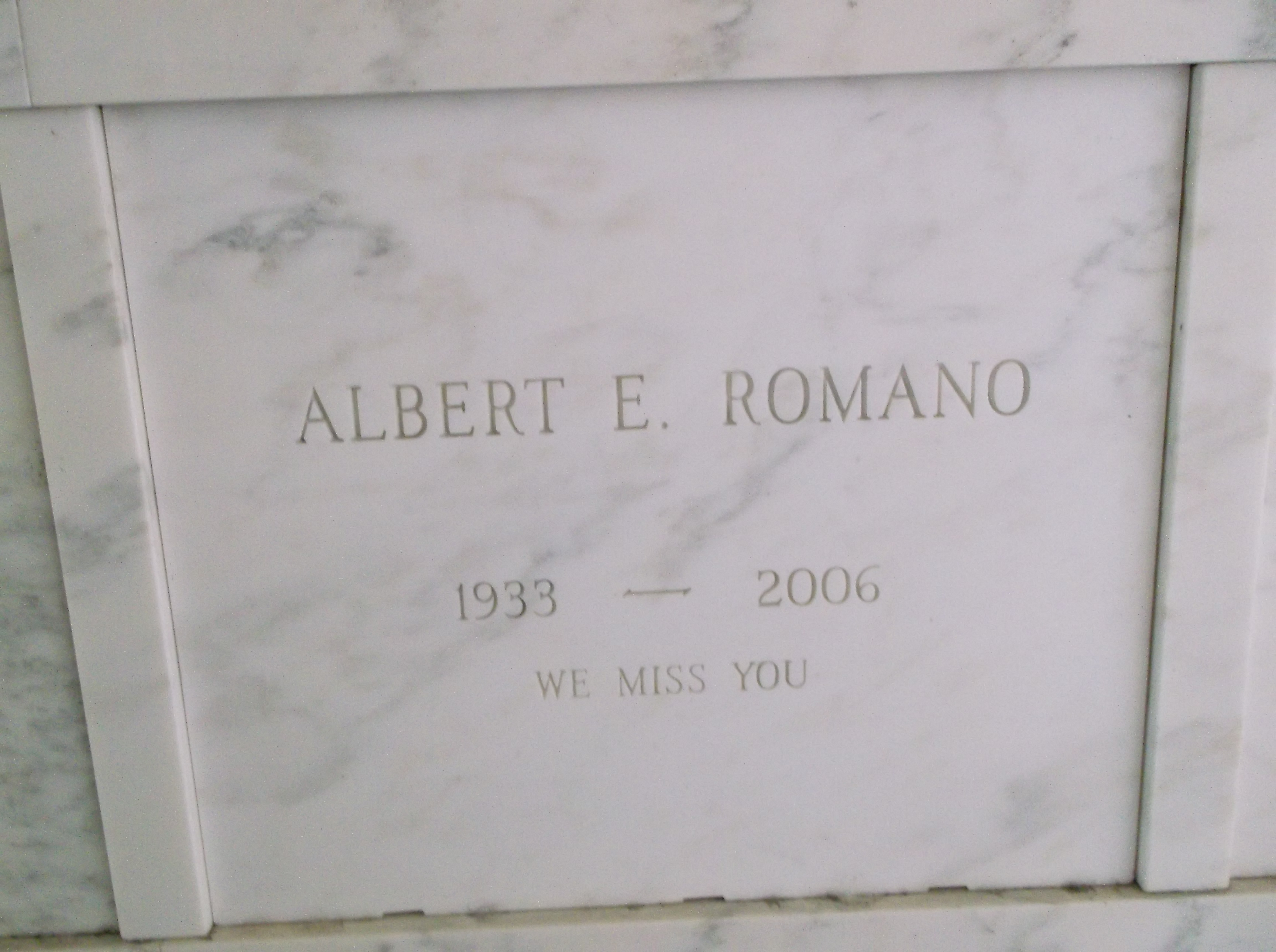 Albert E Romano