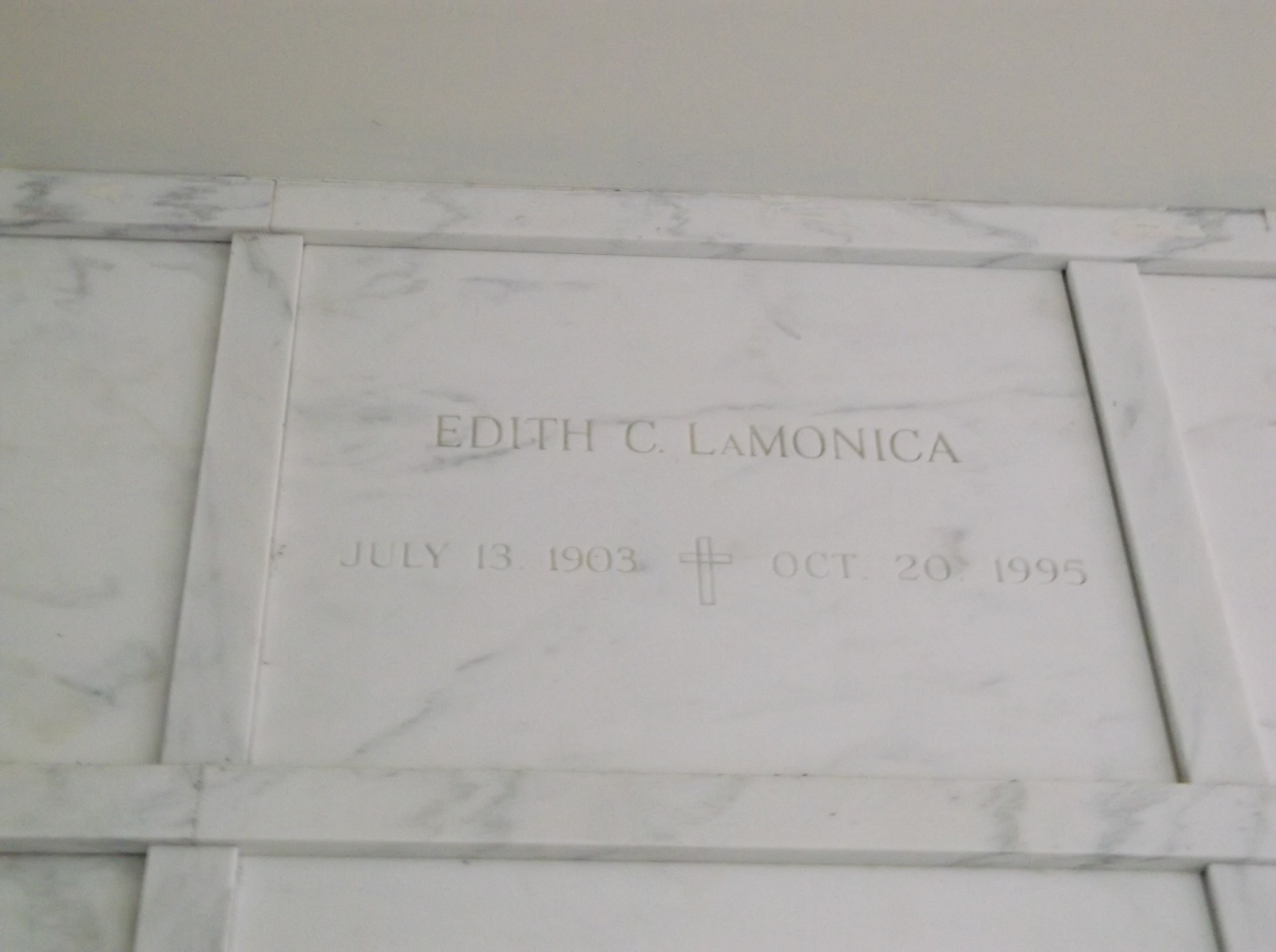 Edith C LaMonica