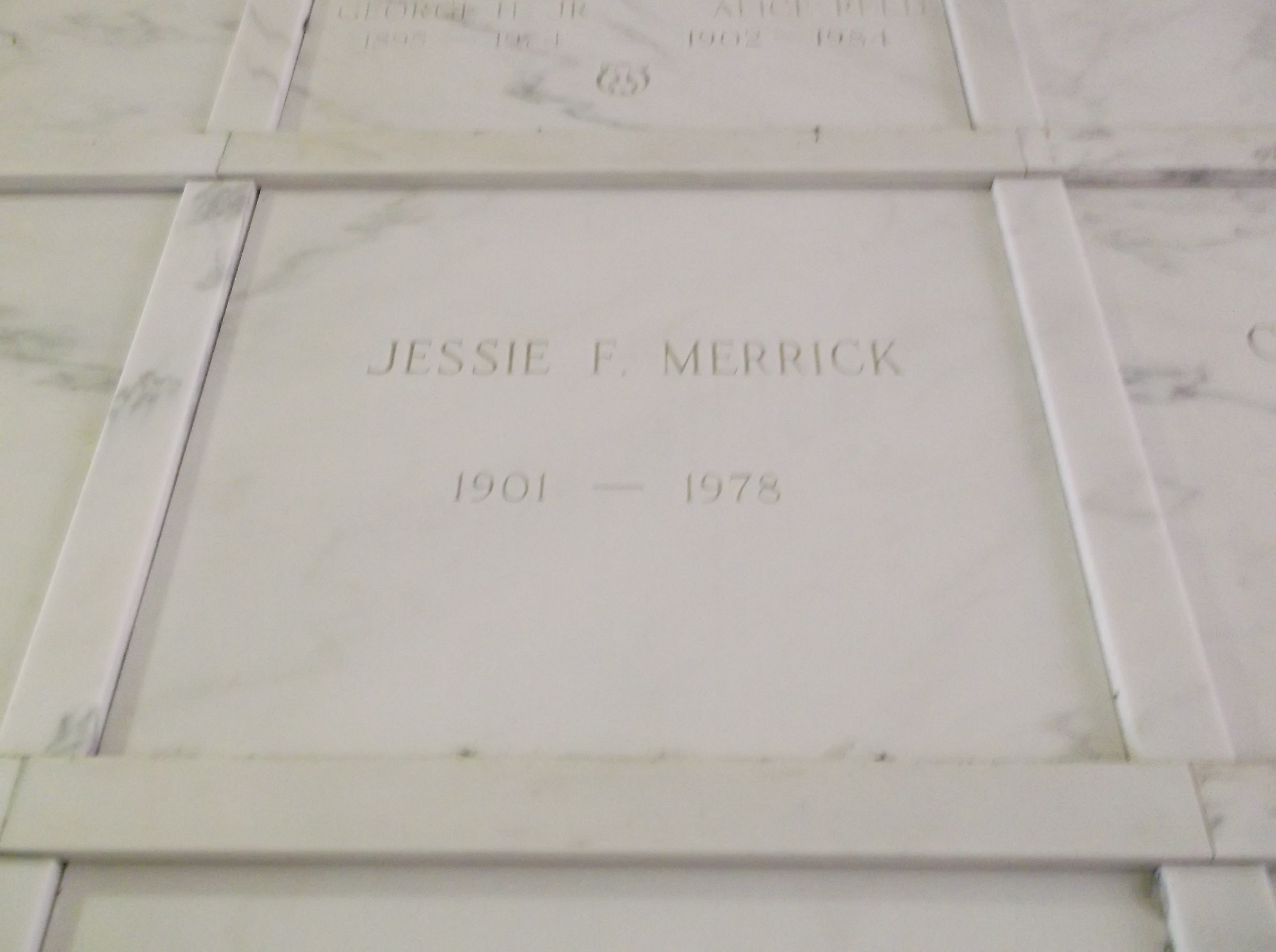 Jessie F Merrick
