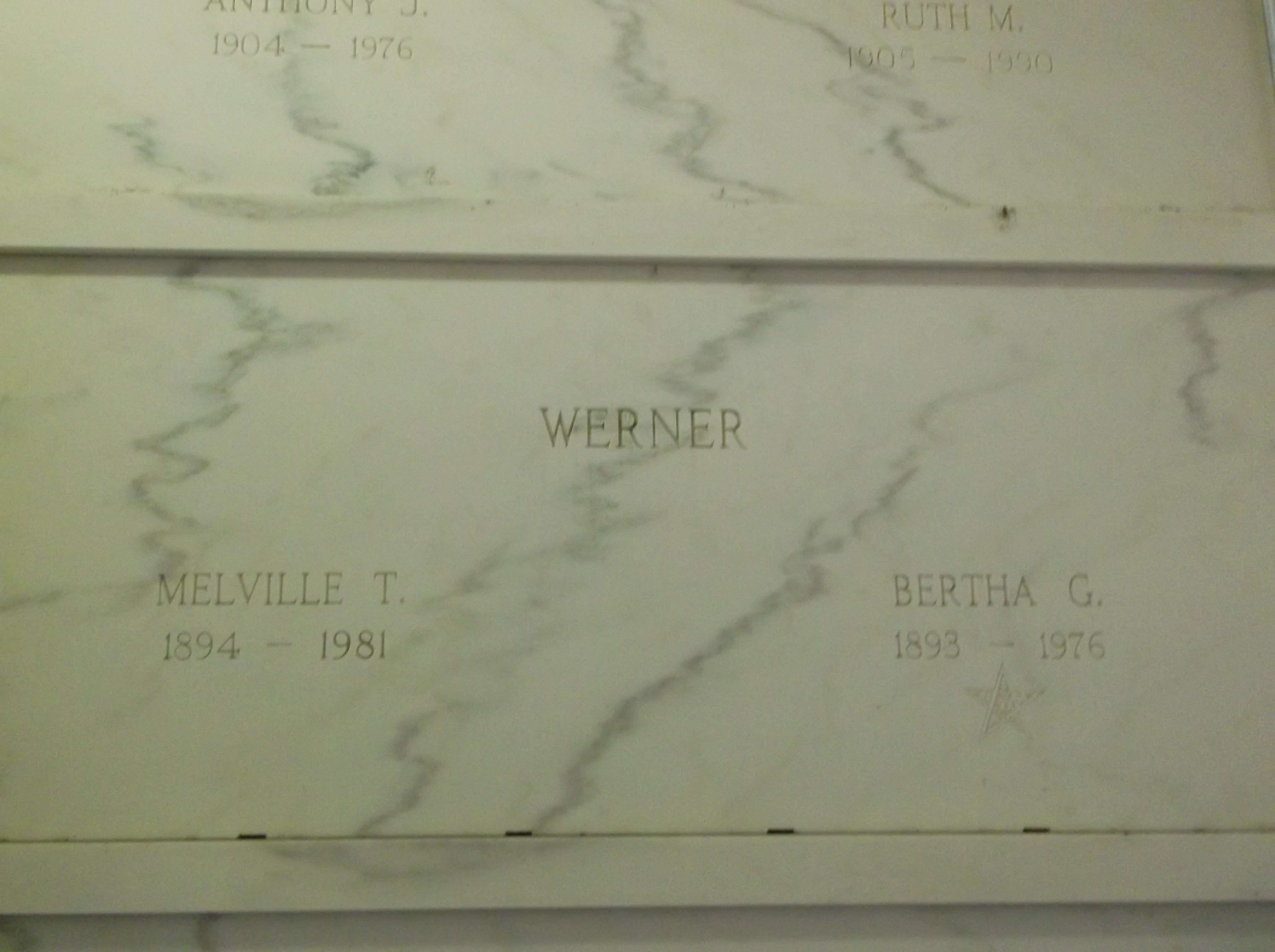 Melville T Werner