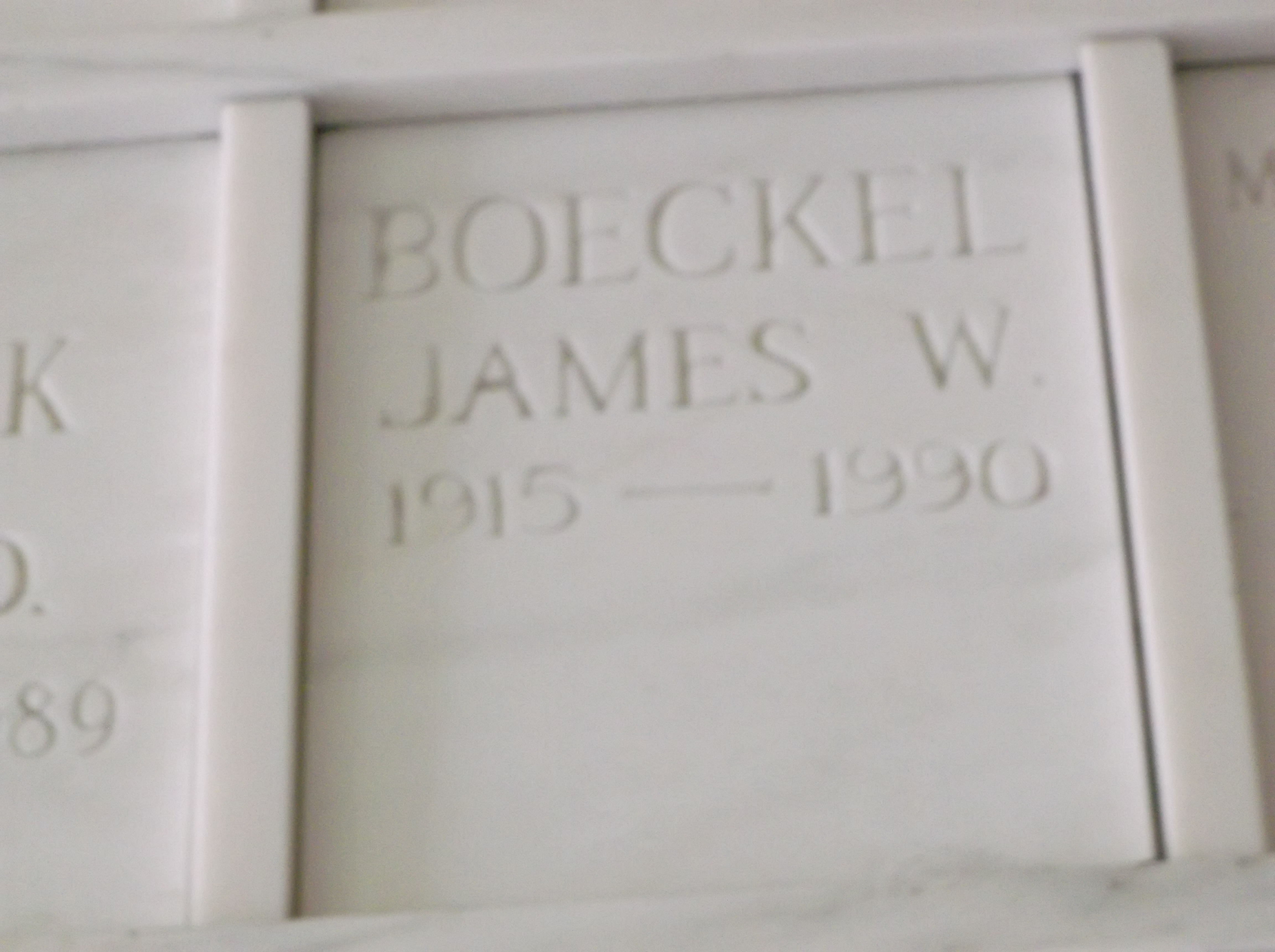 James W Boeckel