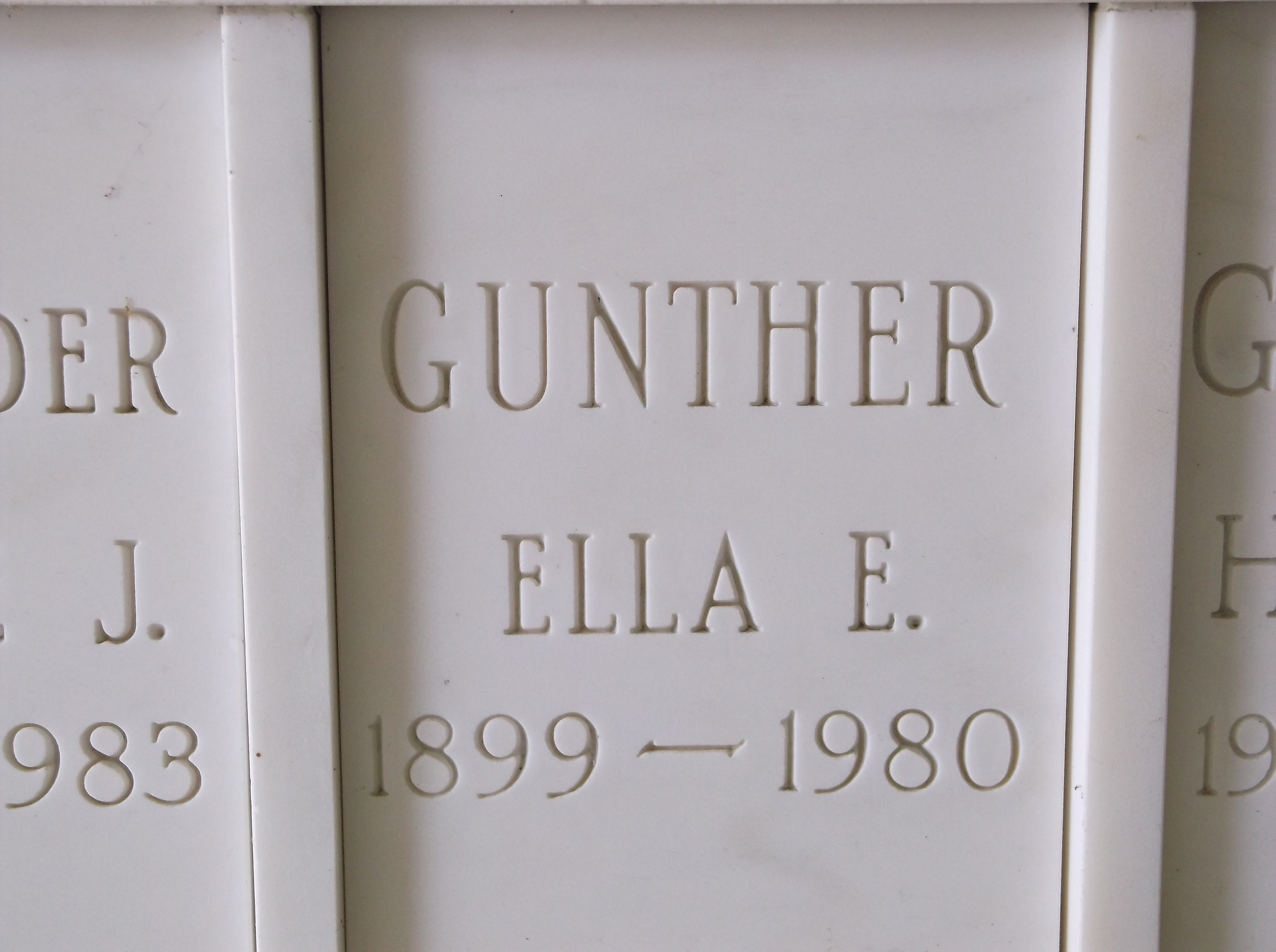 Ella E Gunther