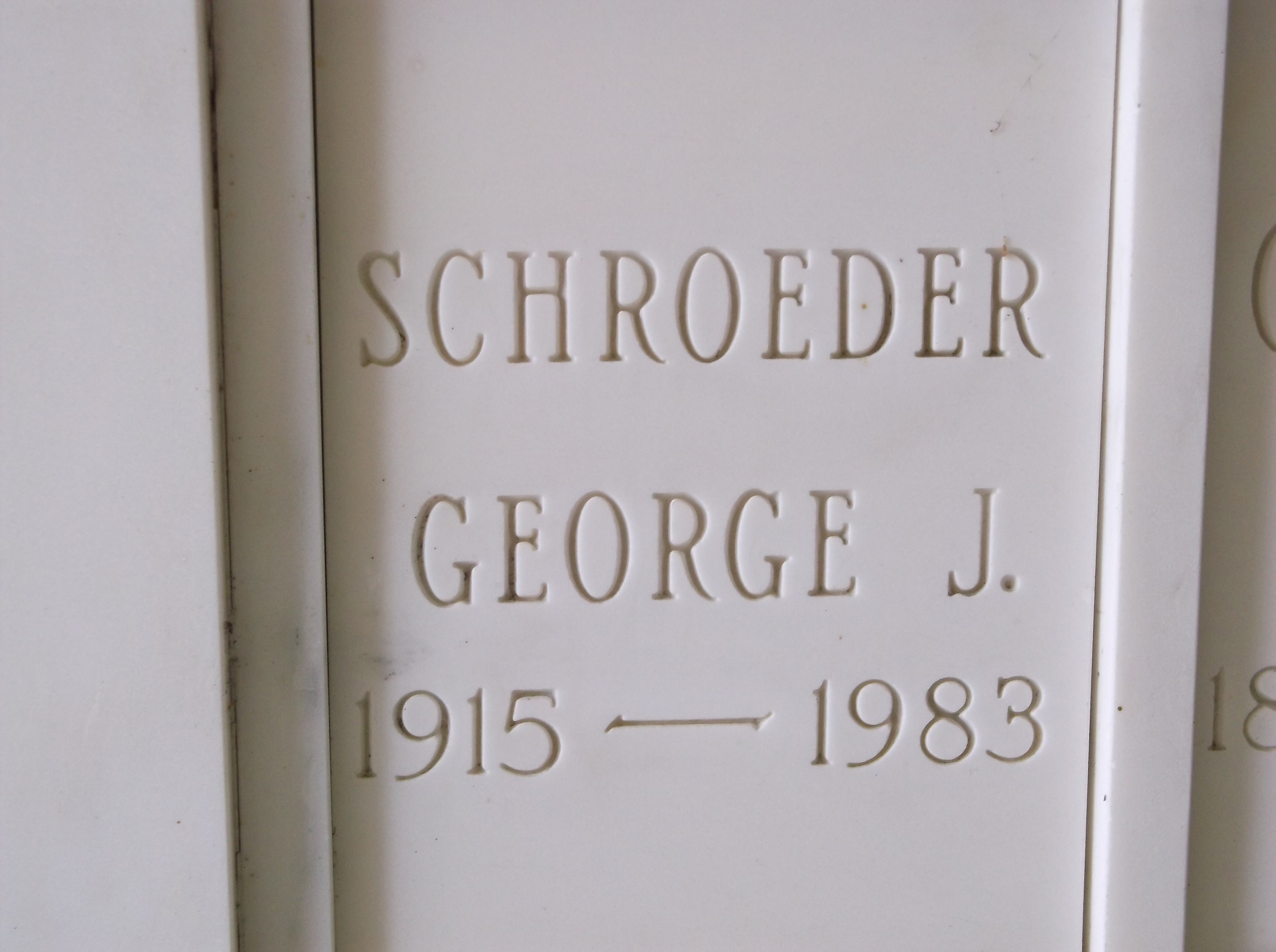 George J Schroeder