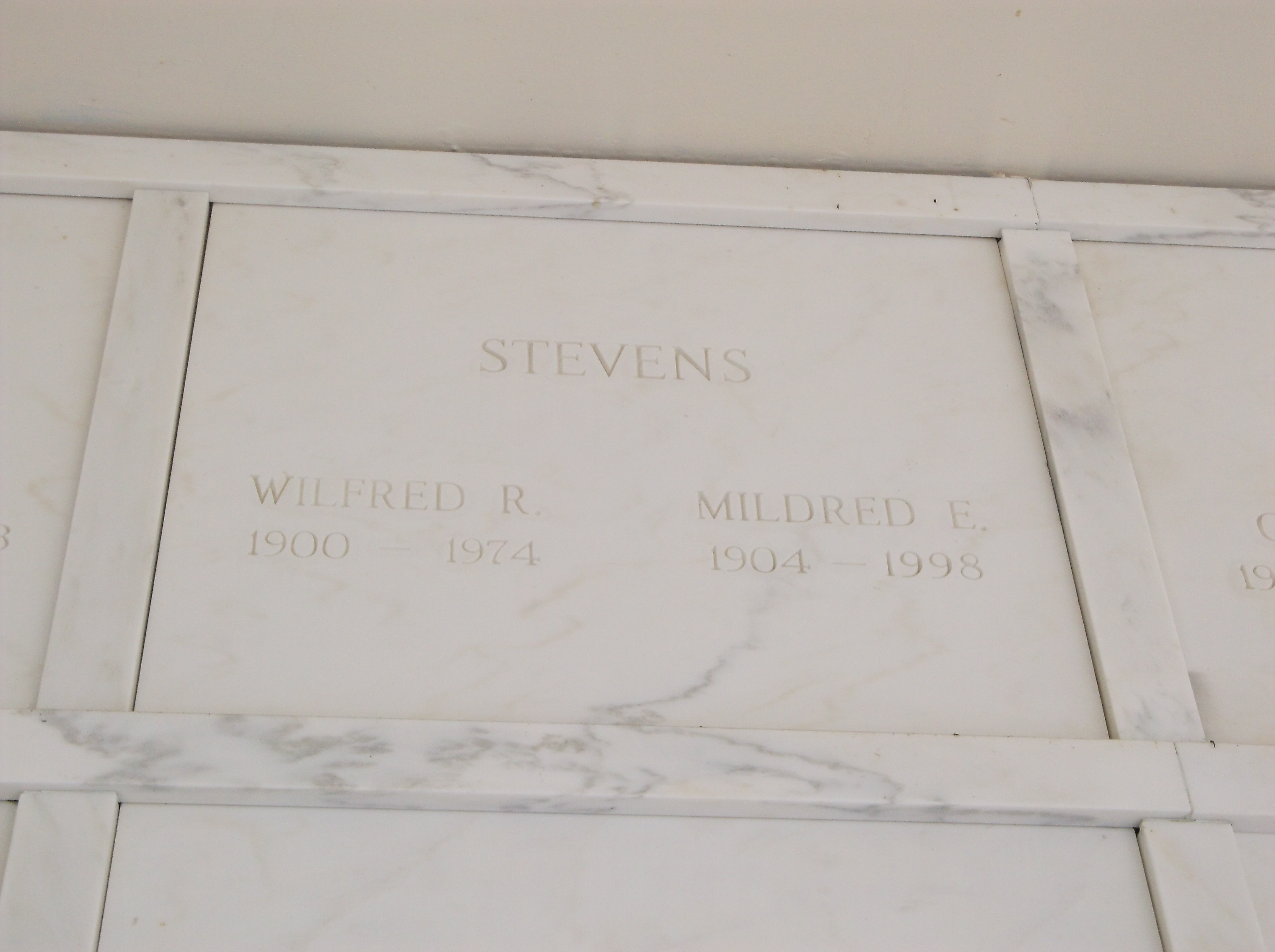 Mildred E Stevens