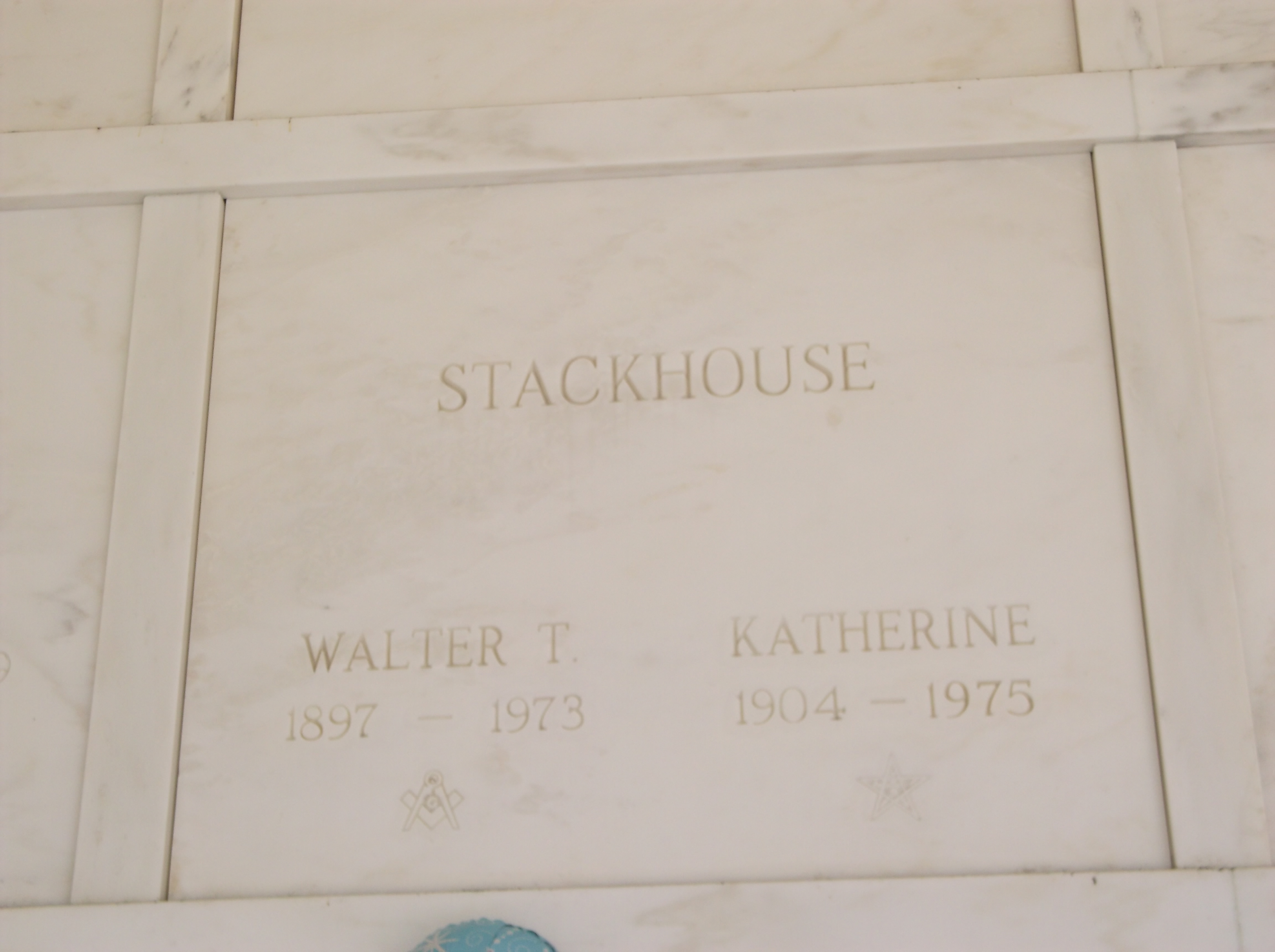 Walter T Stackhouse