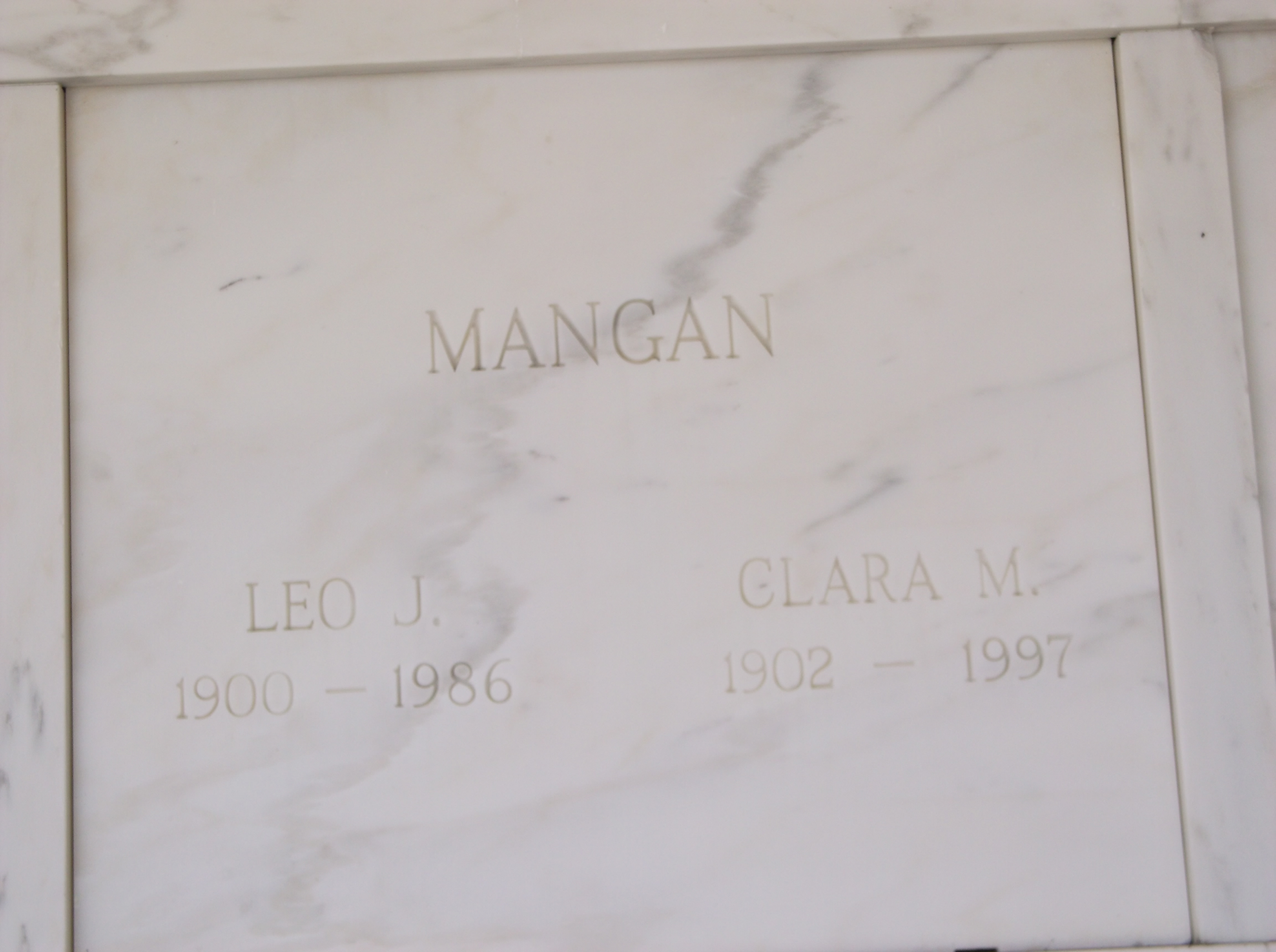 Leo J Mangan