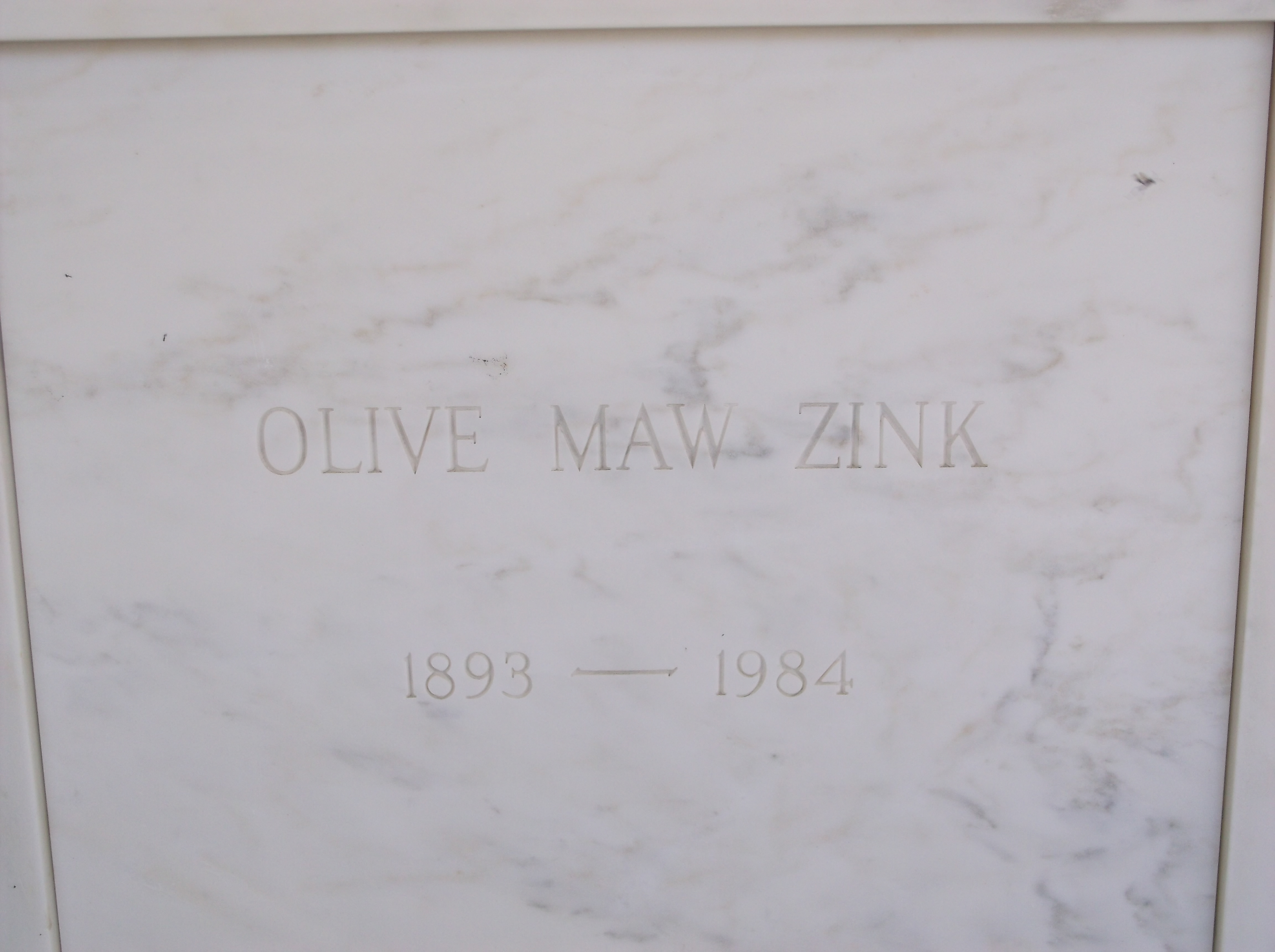 Olive Maw Zink