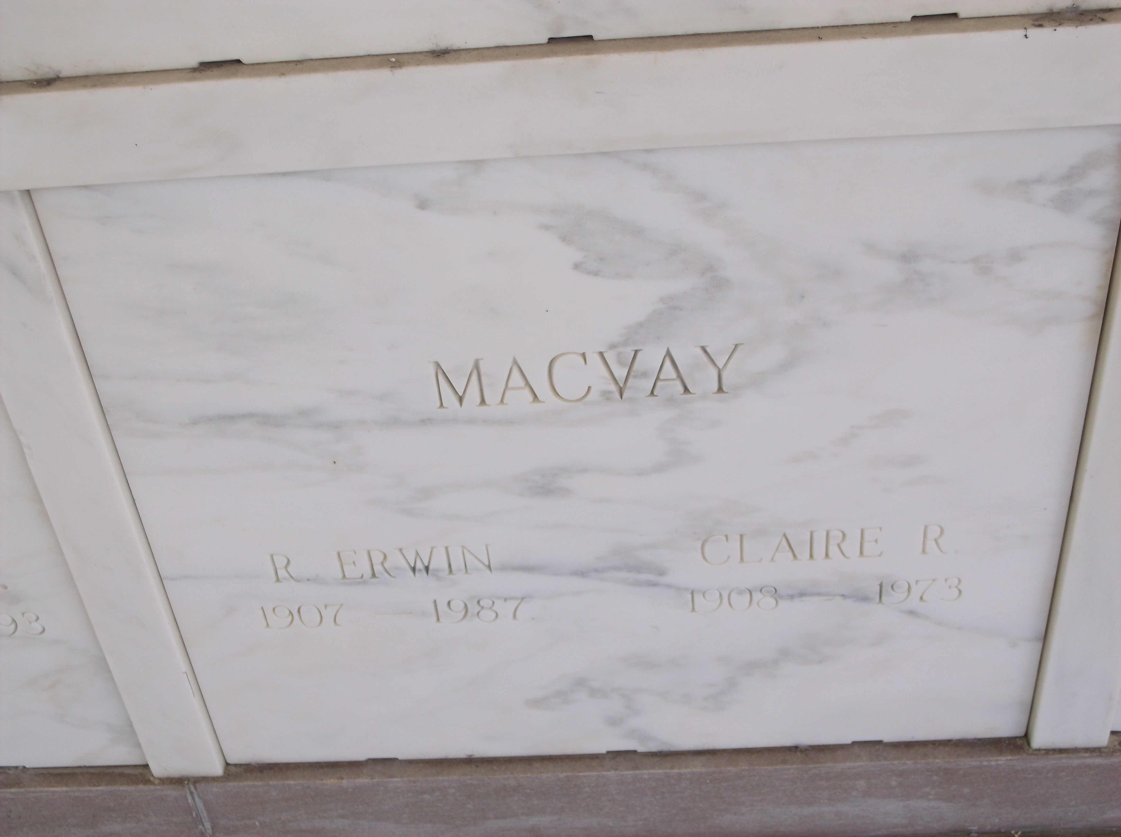Claire R Macvay