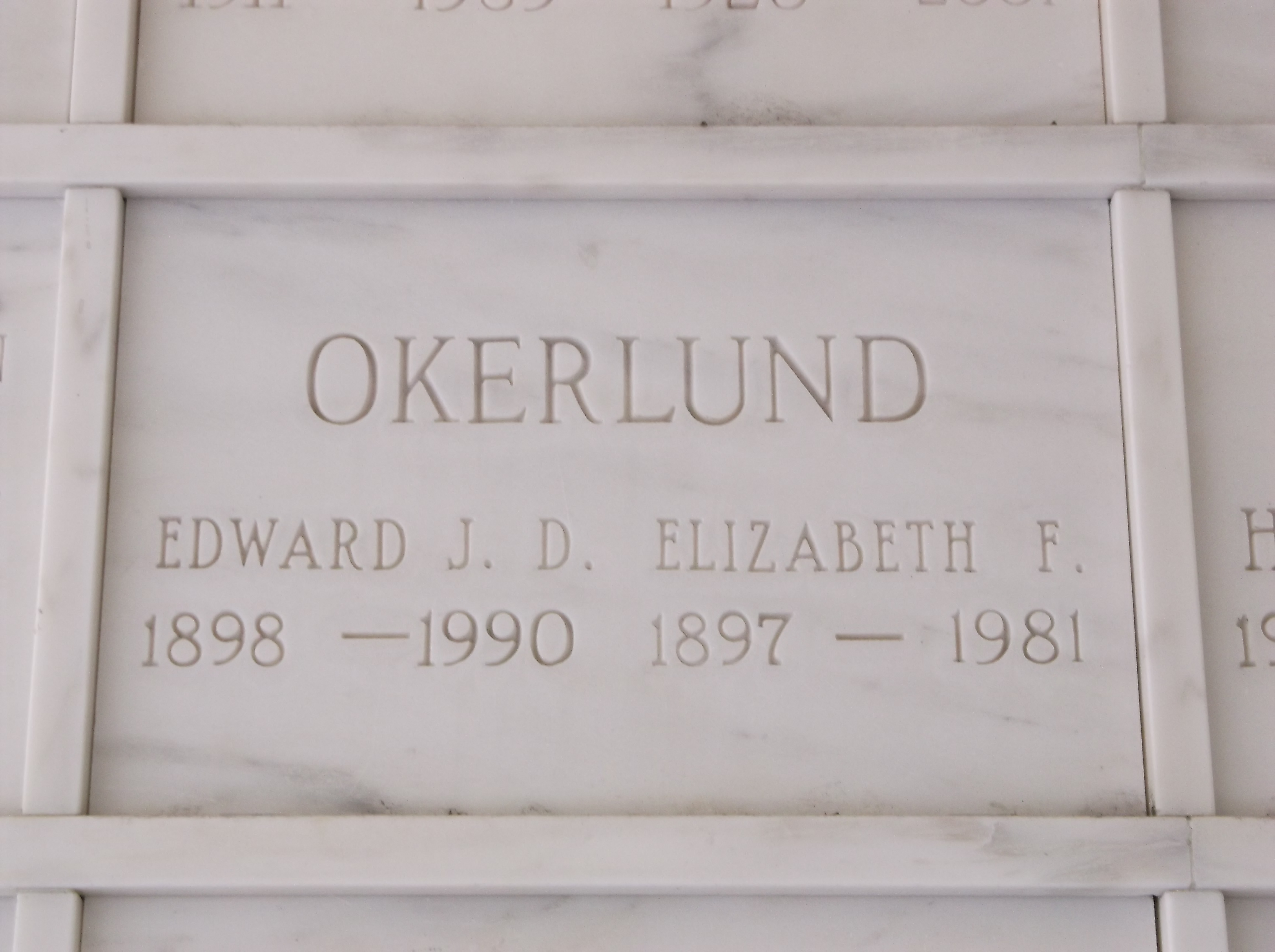 Edward J D Okerlund