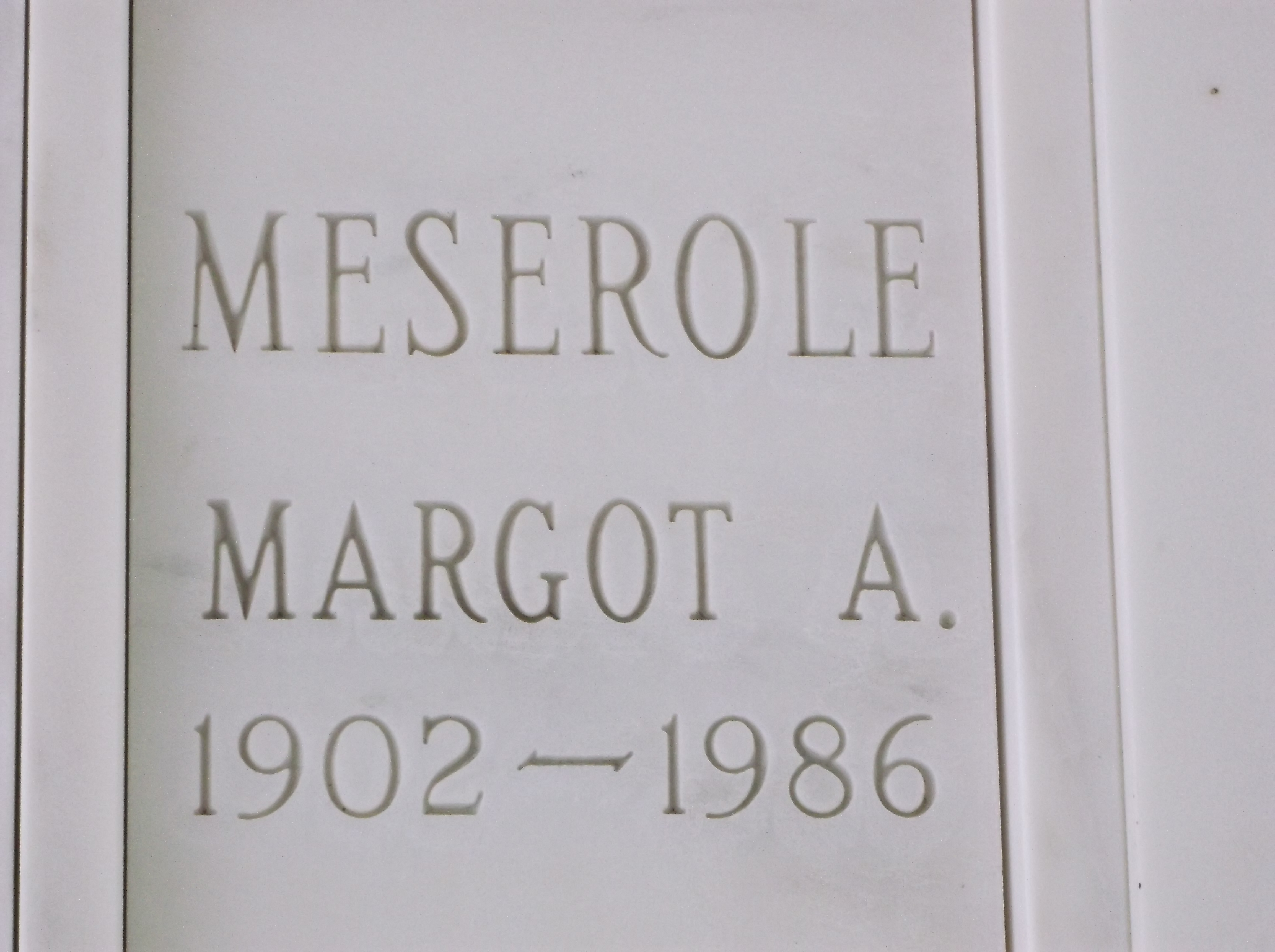Margot A Meserole