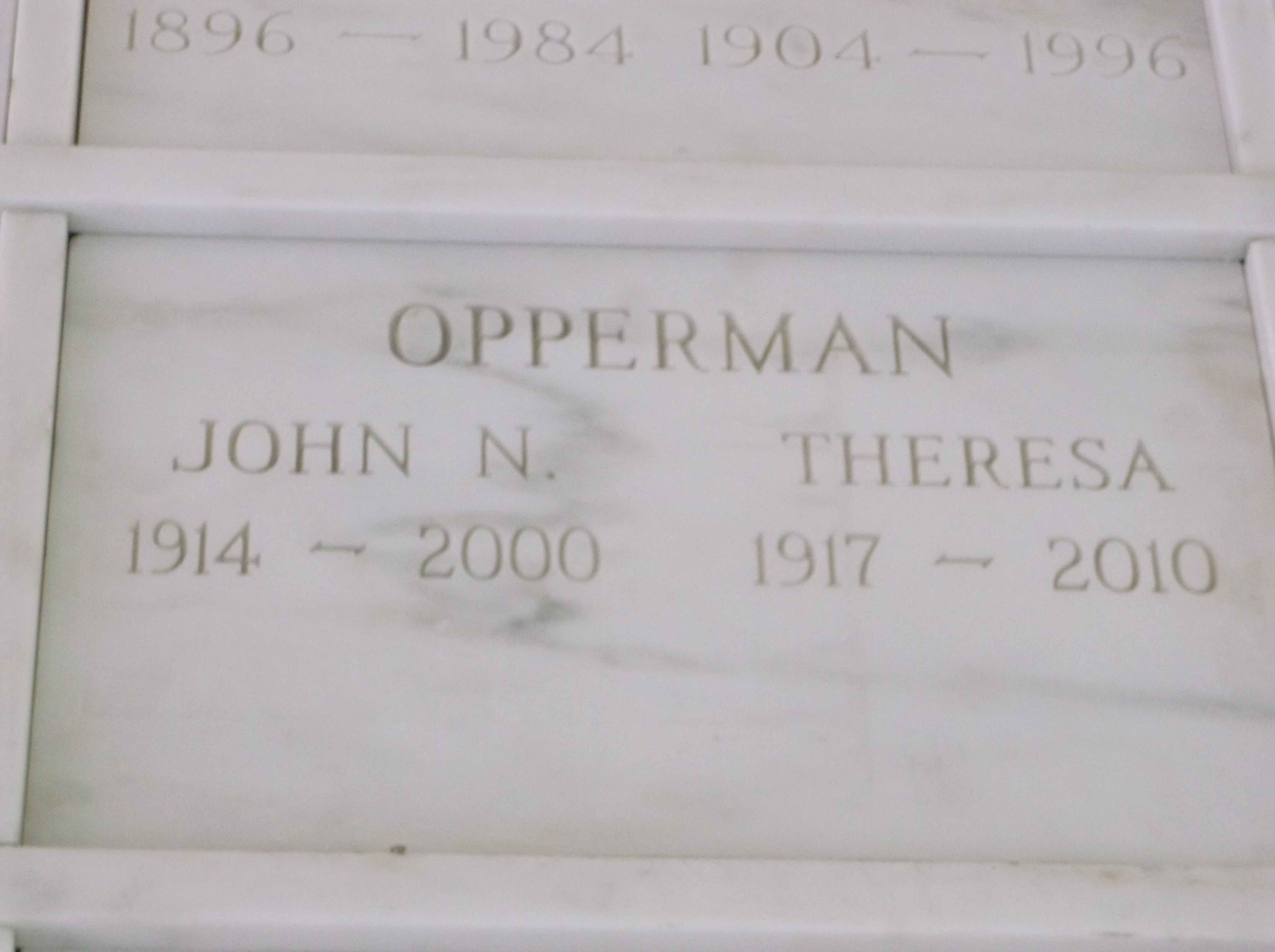 John N Opperman