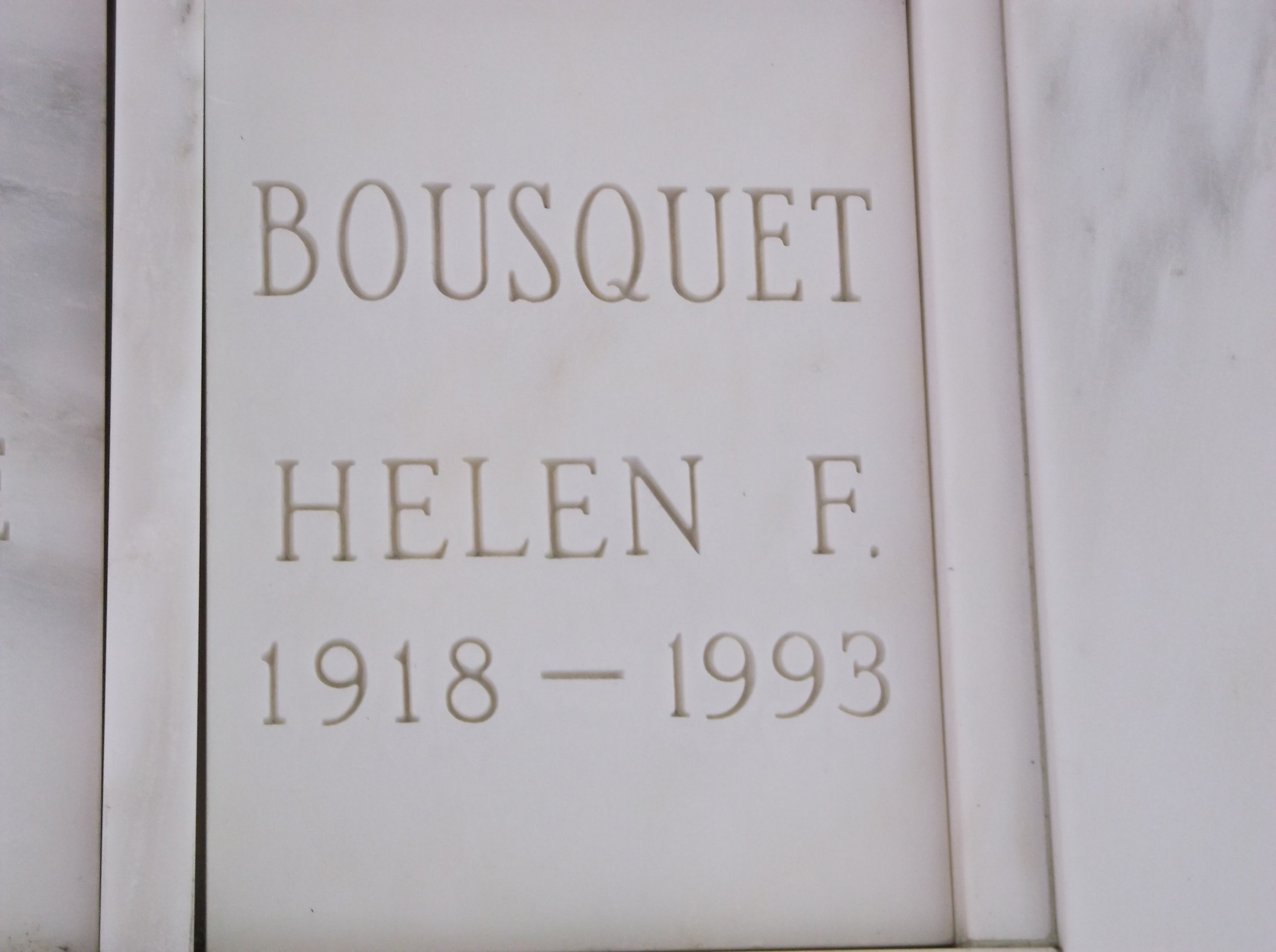 Helen F Bousquet