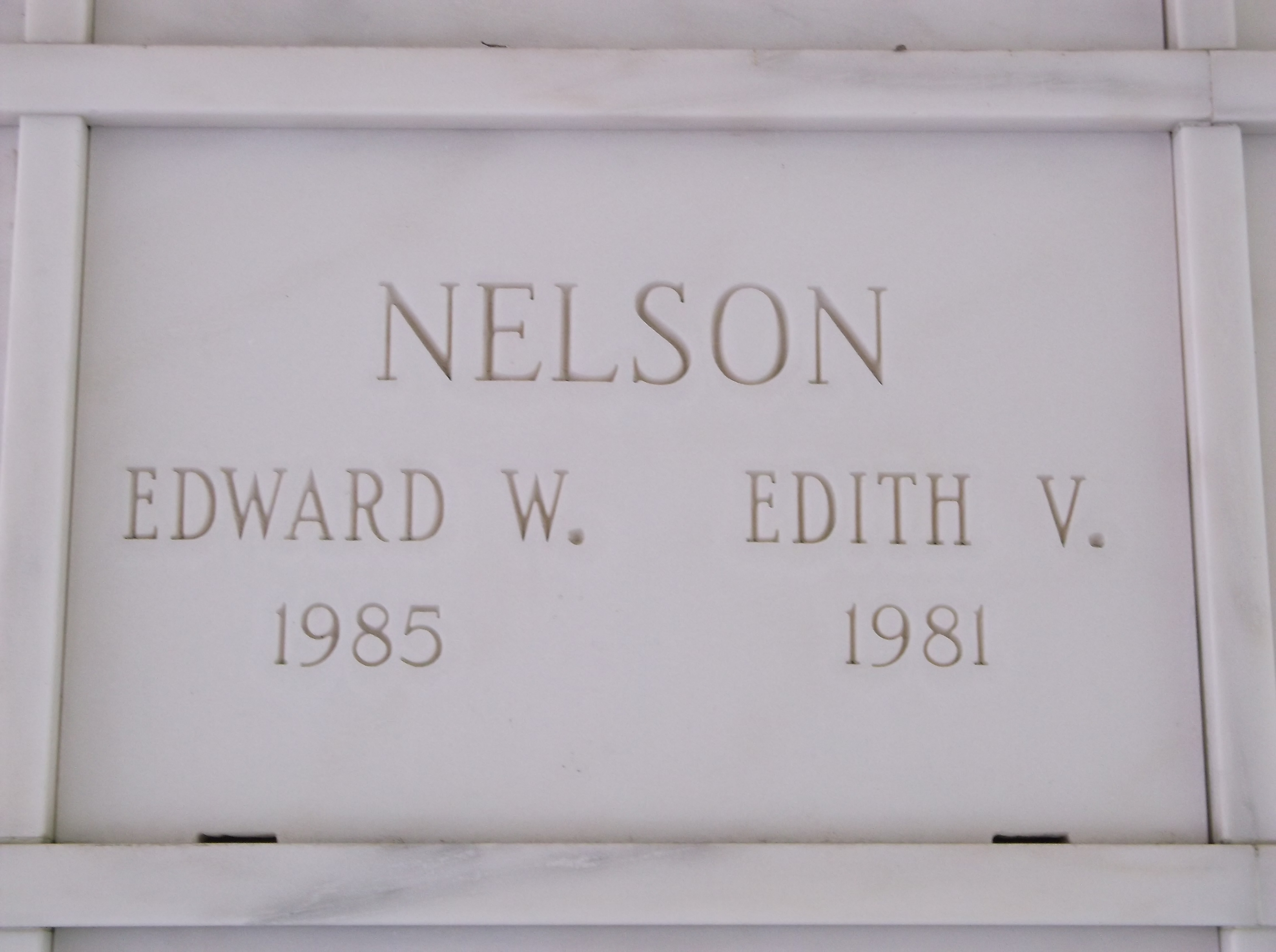 Edward W Nelson