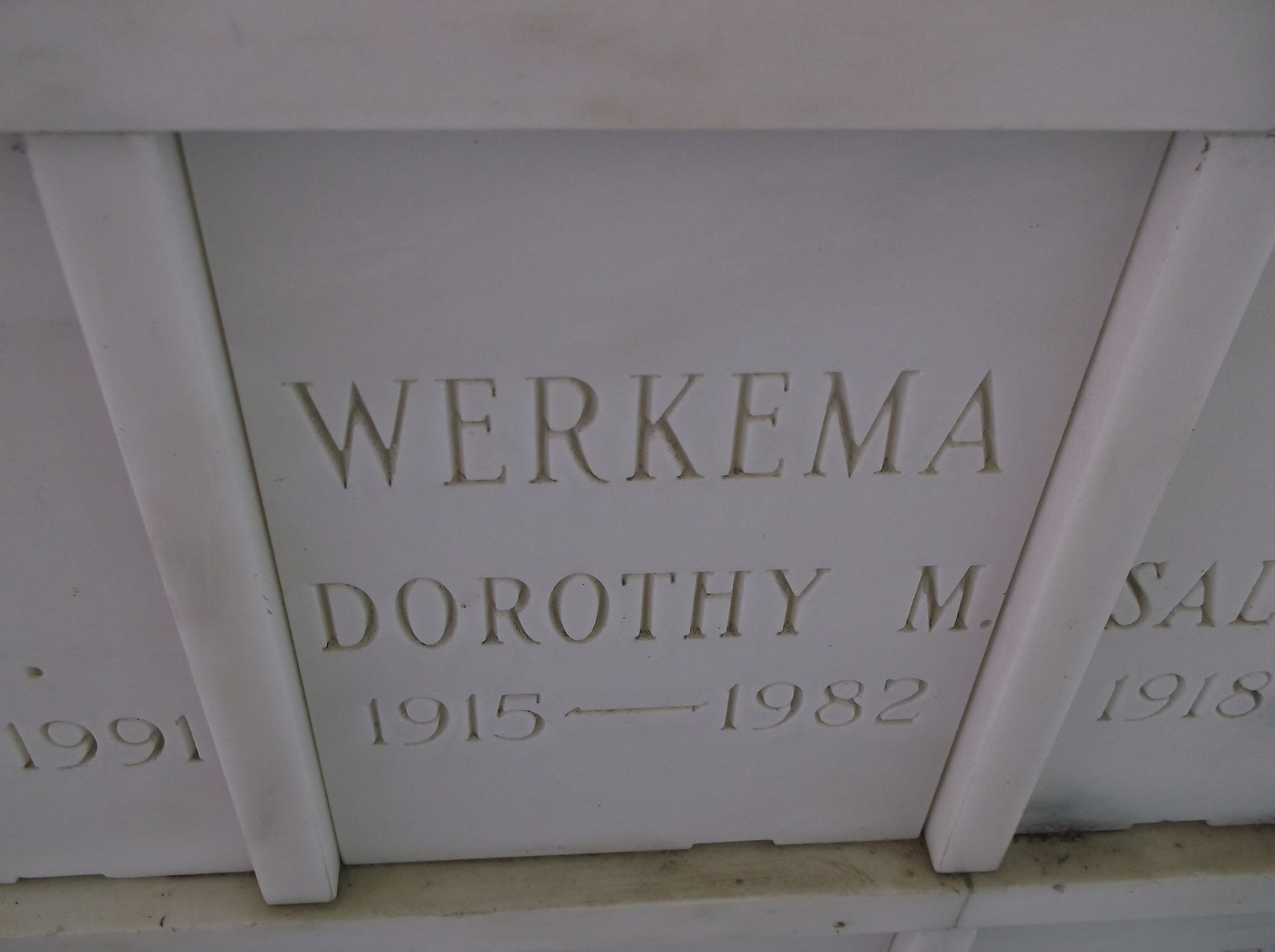 Dorothy M Werkema