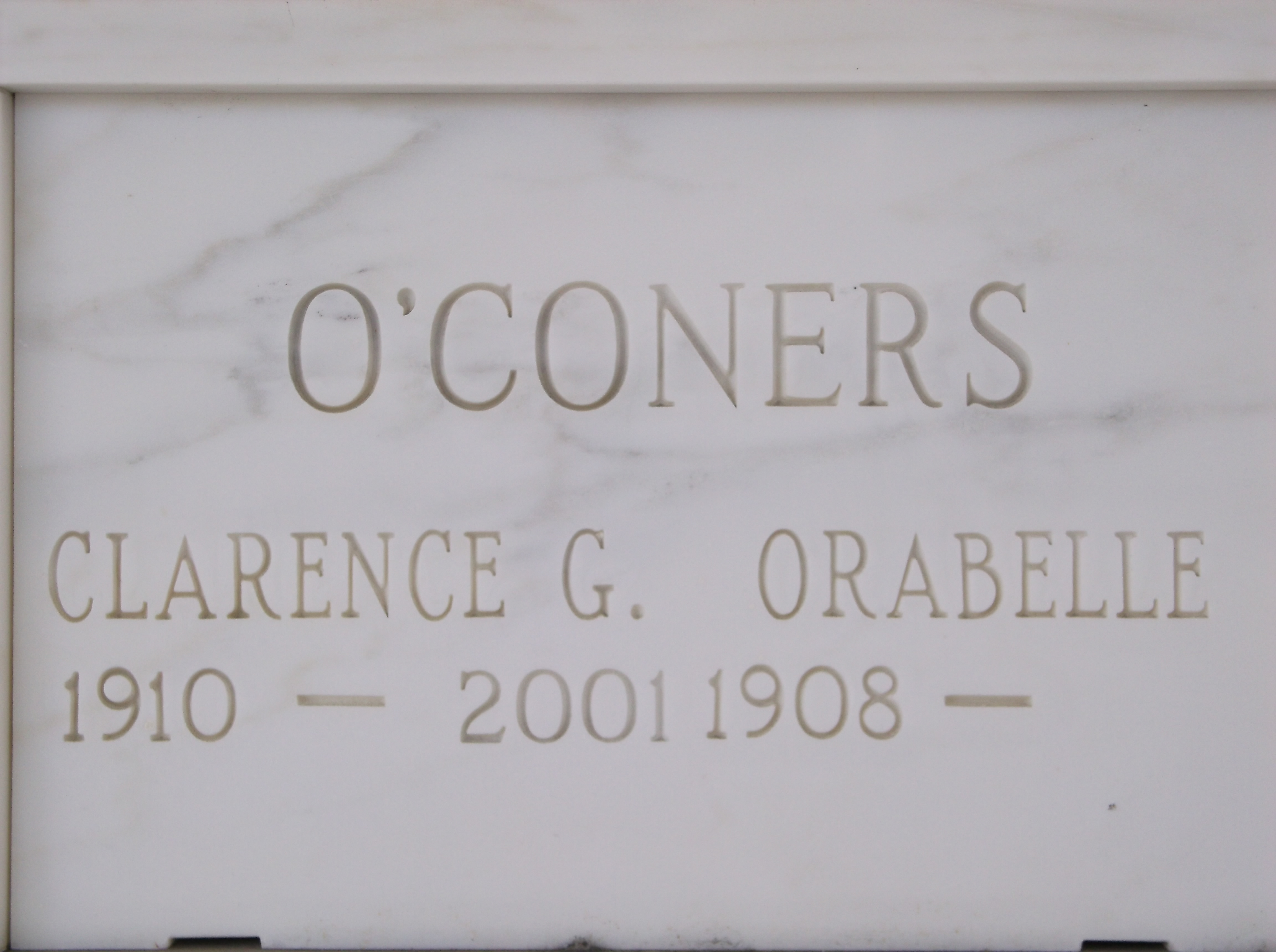 Clarence G O'Coners