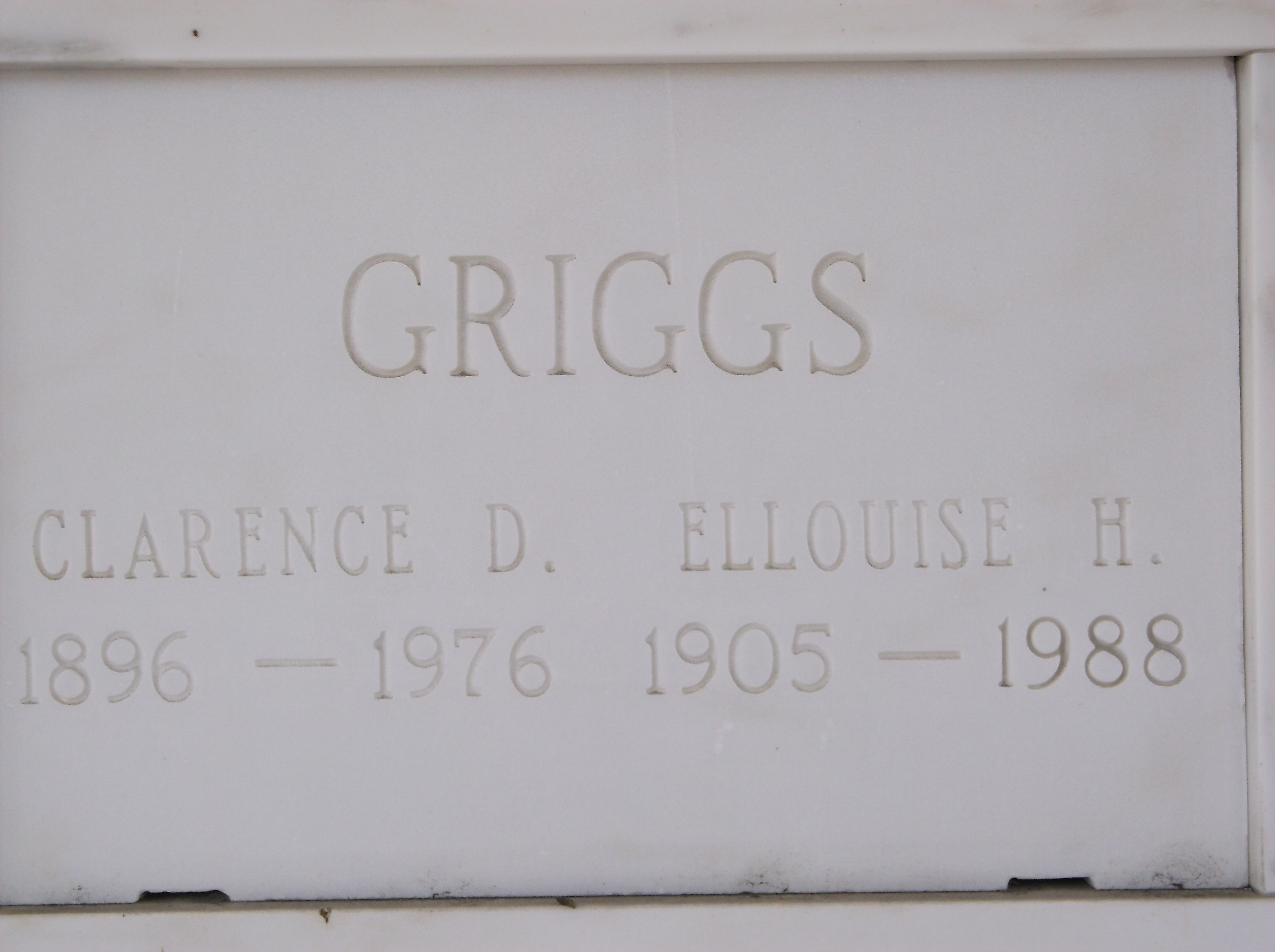 Ellouise H Griggs