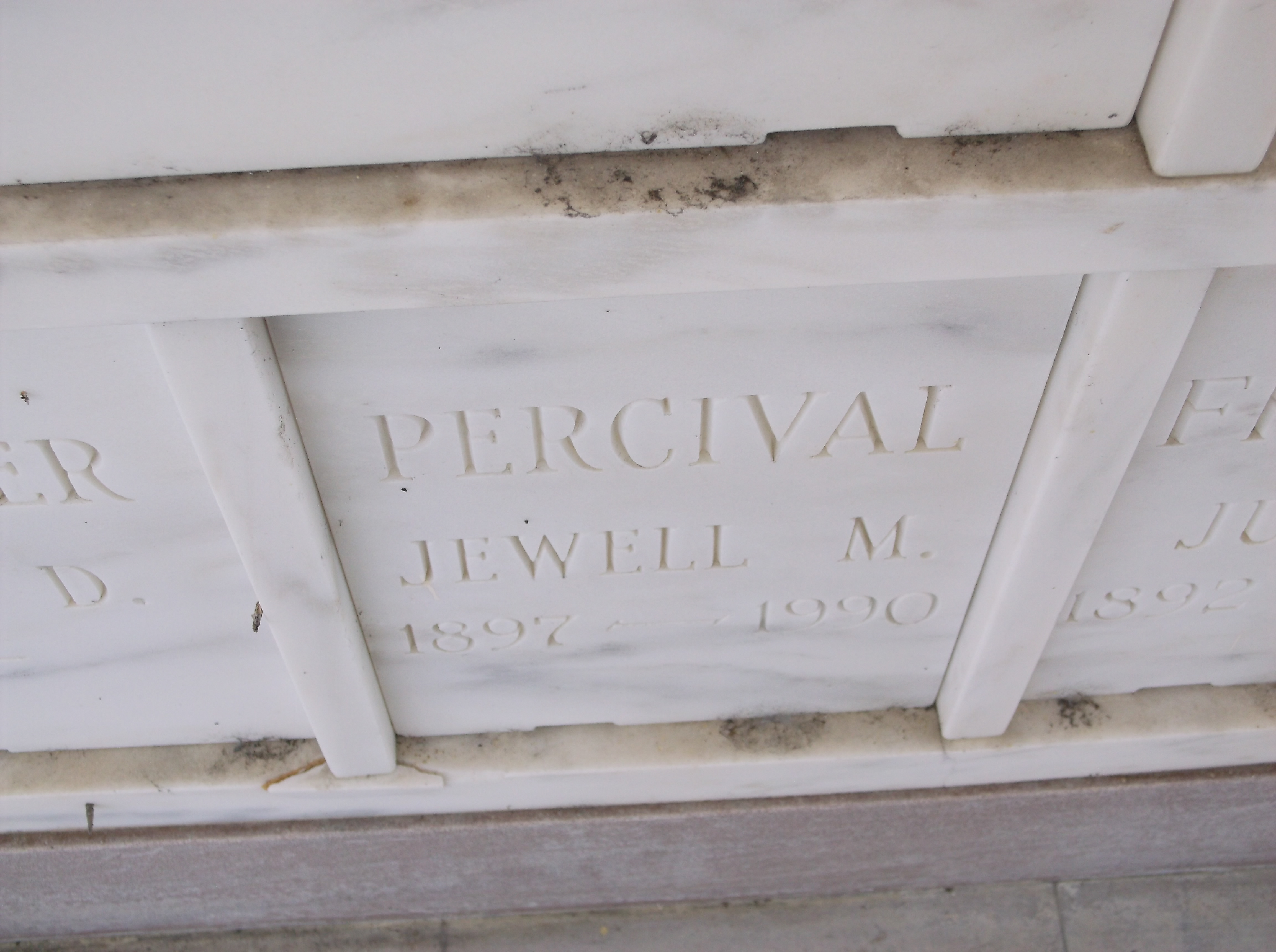 Jewell M Percival