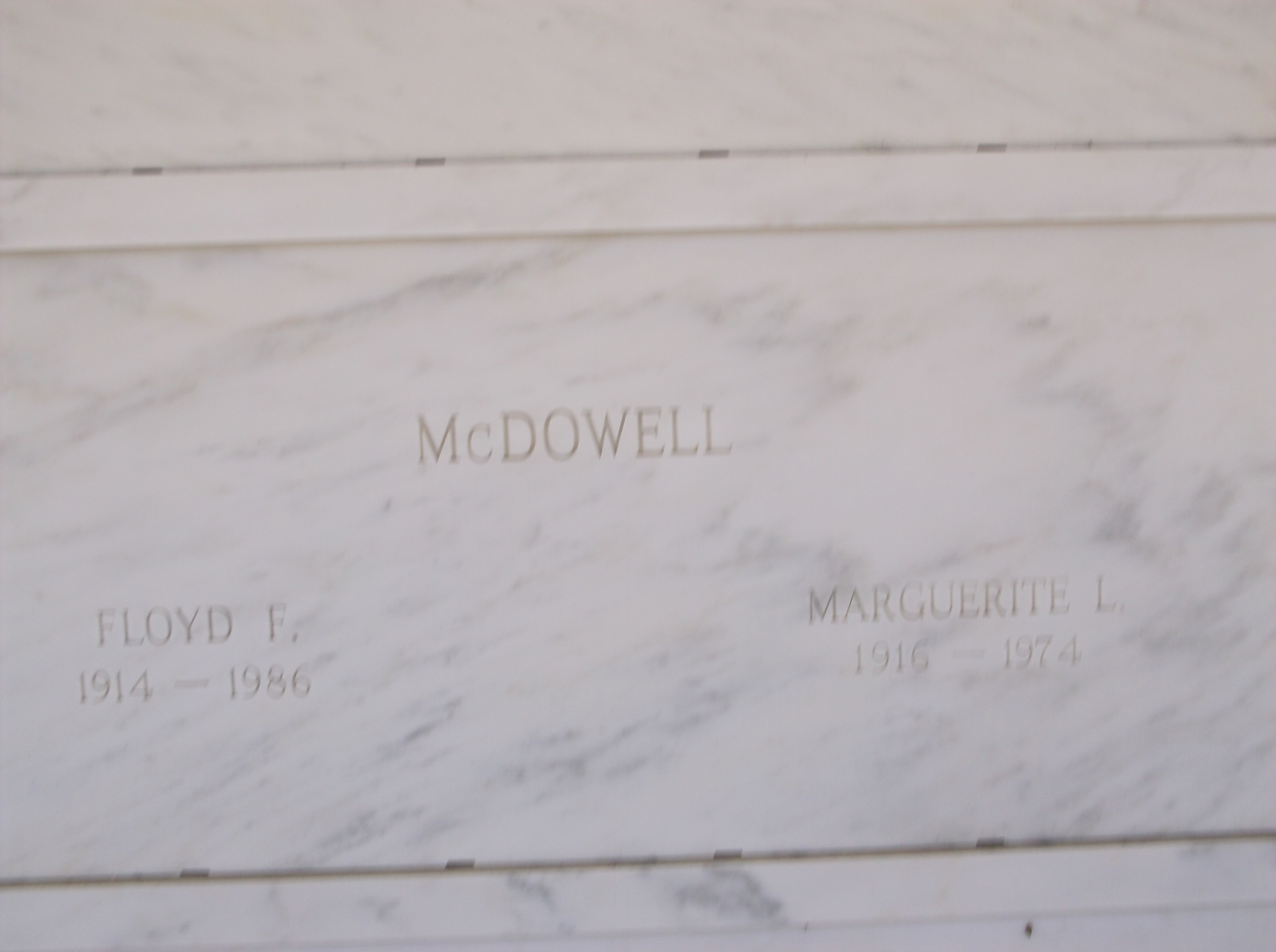 Marguerite L McDowell