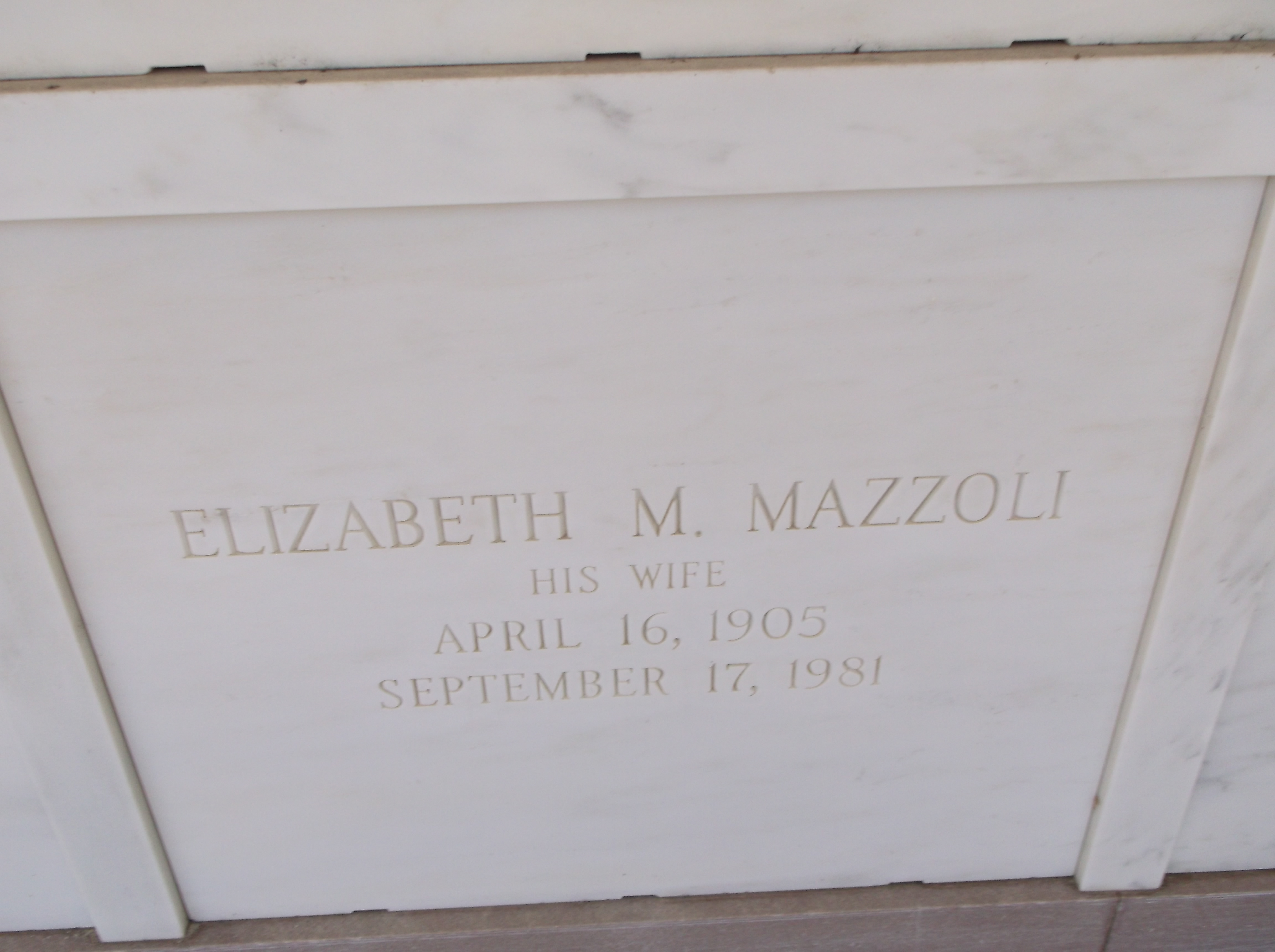 Elizabeth M Mazzoli