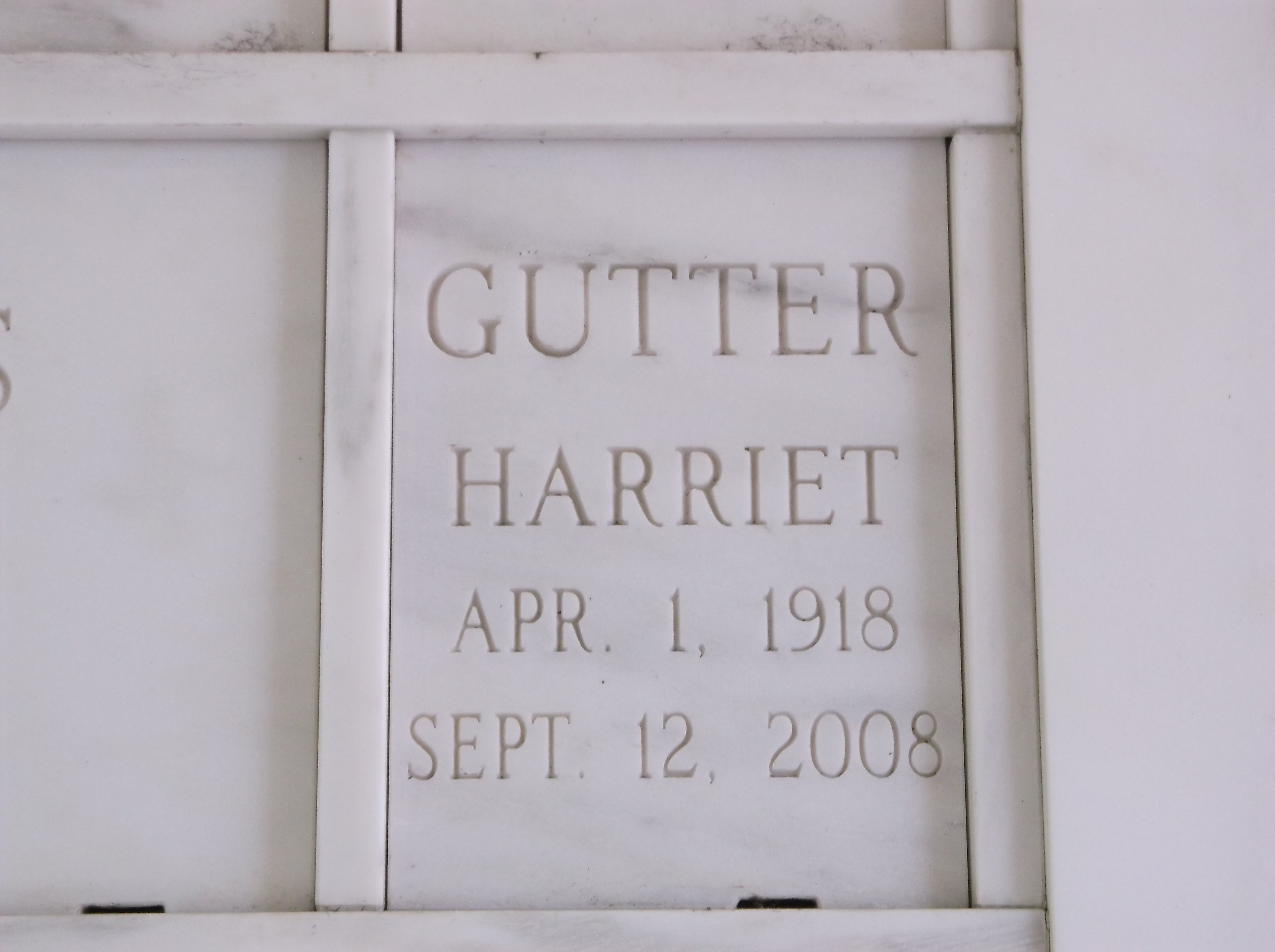 Harriet Gutter