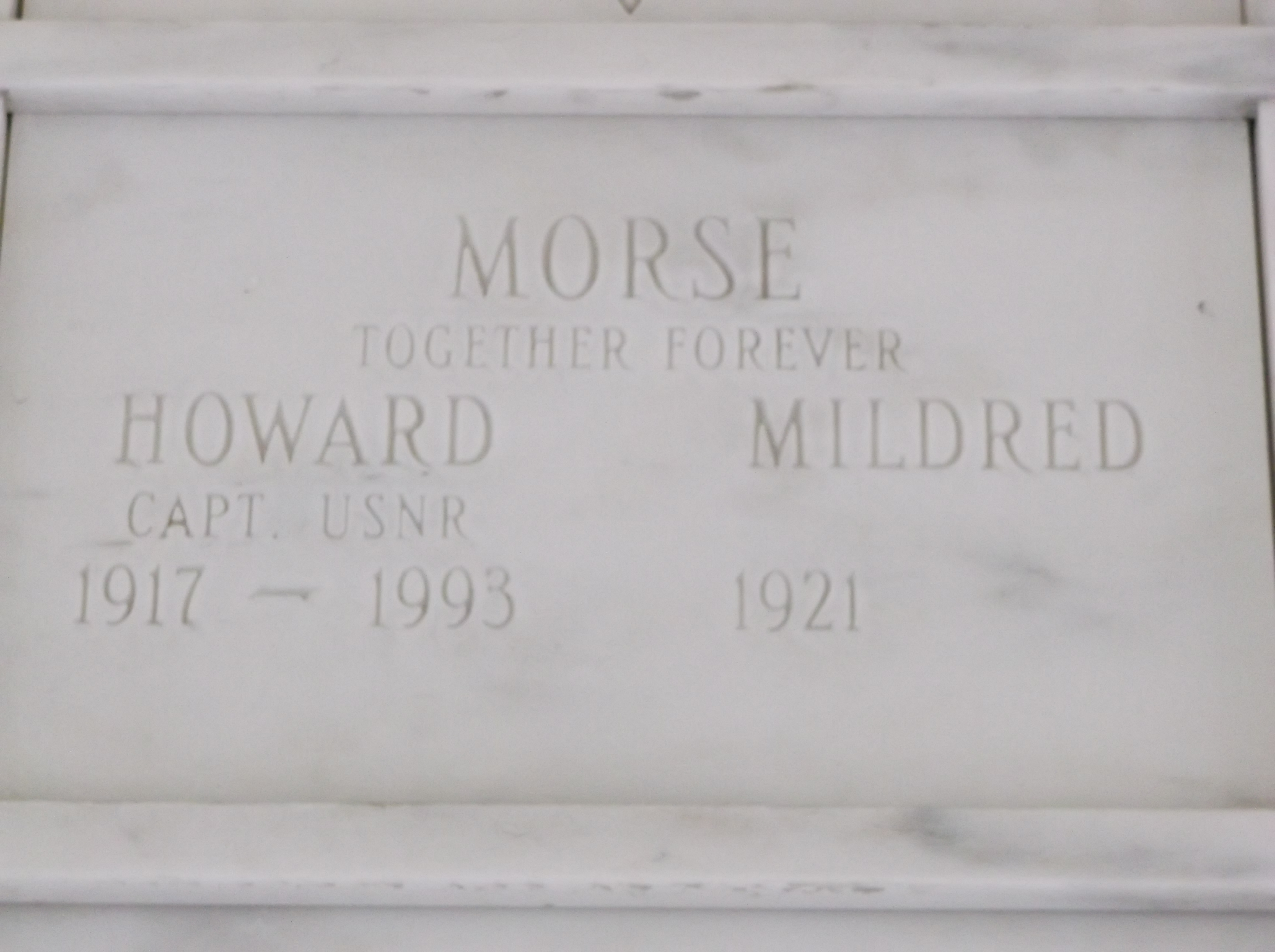 Capt Howard Morse
