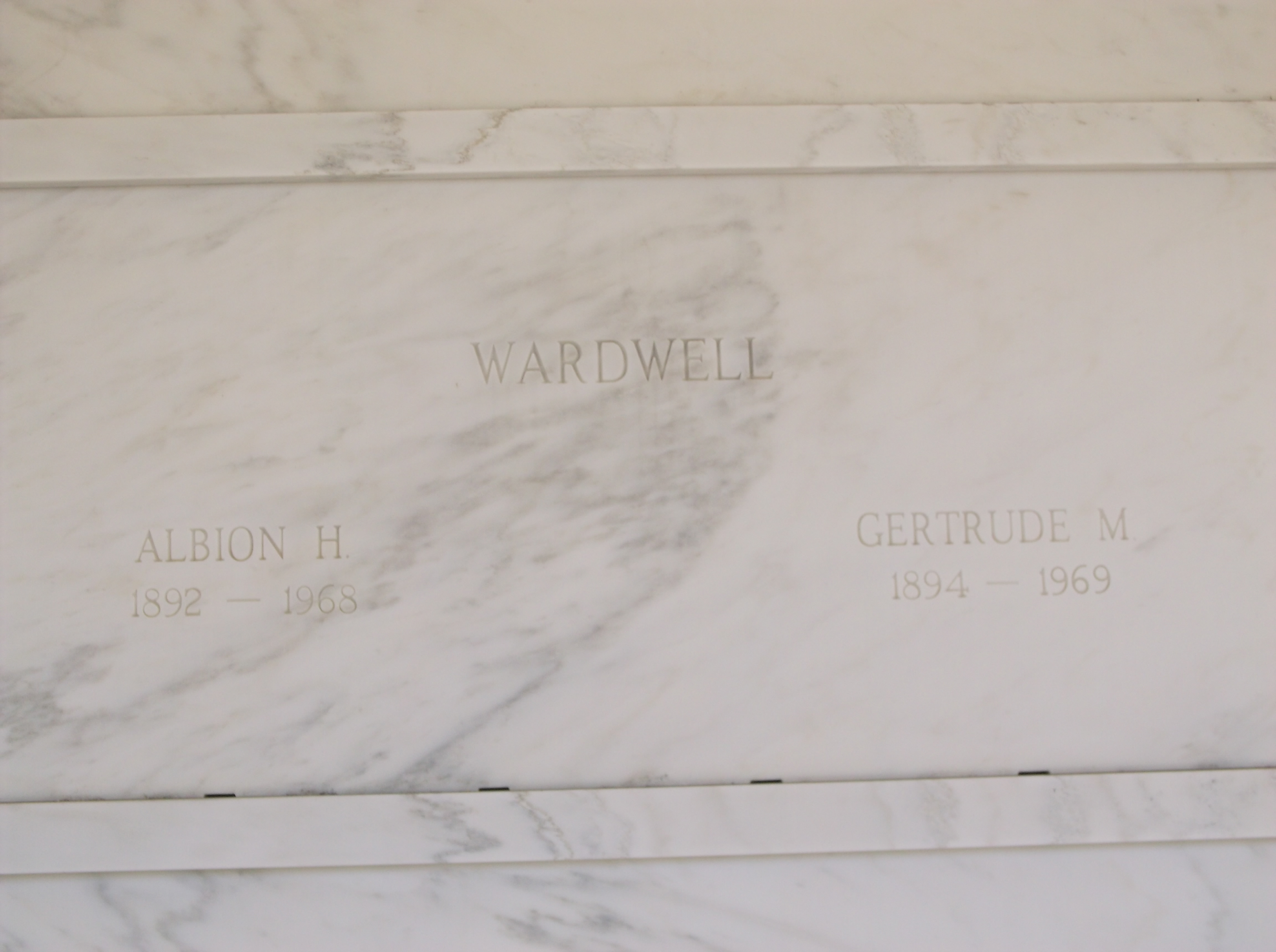 Gertrude M Wardwell