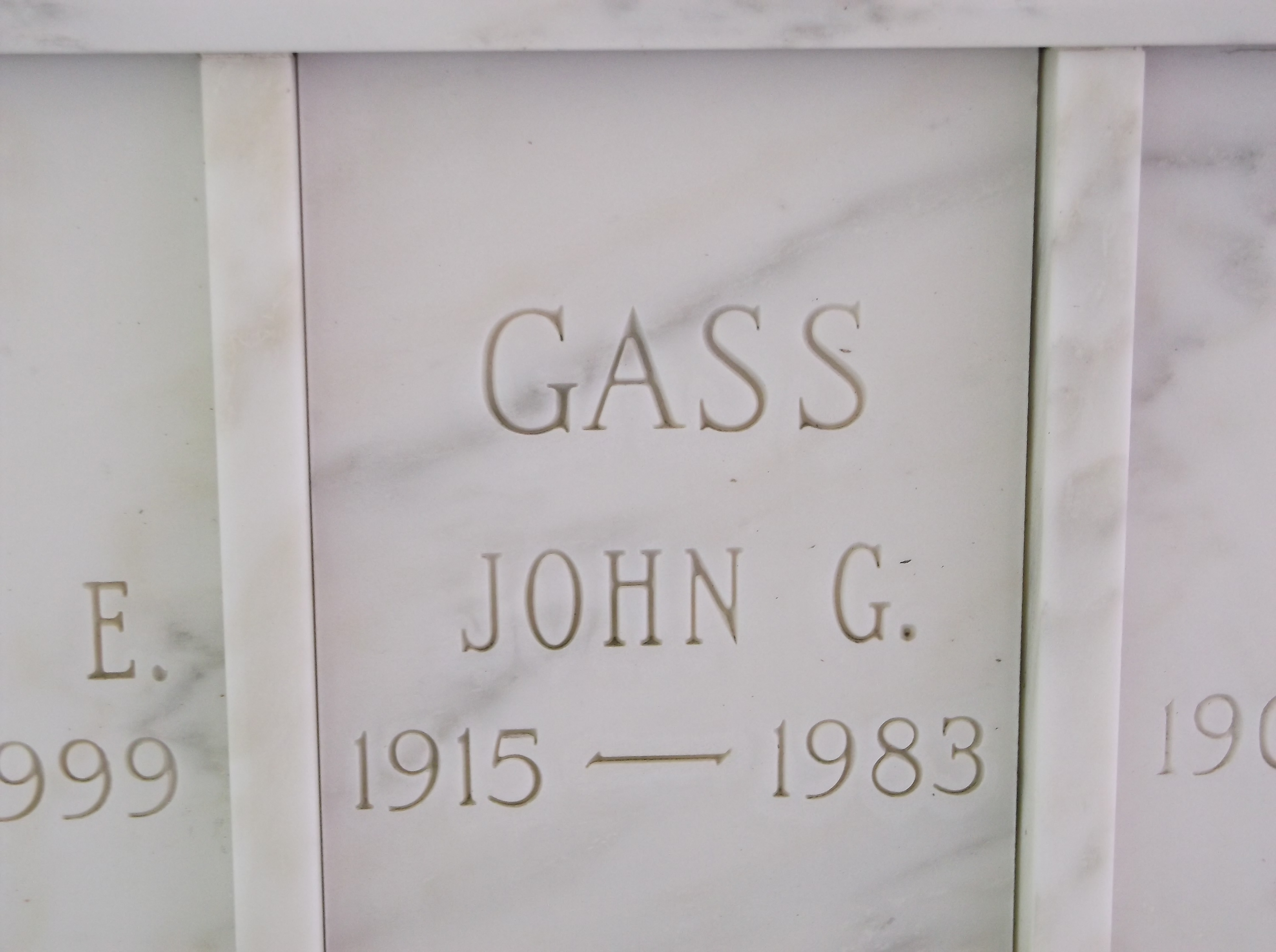 John G Gass