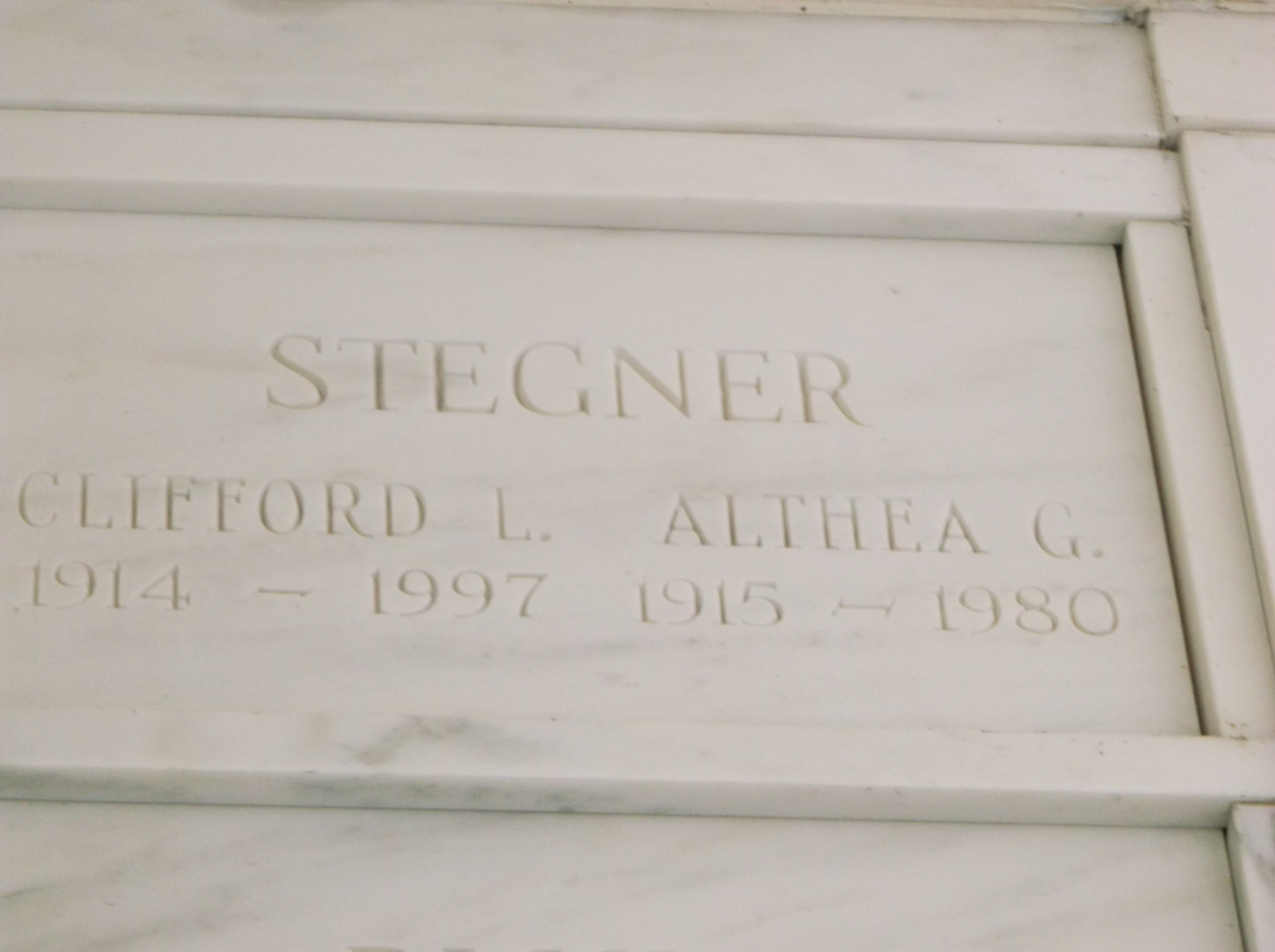 Clifford L Stegner